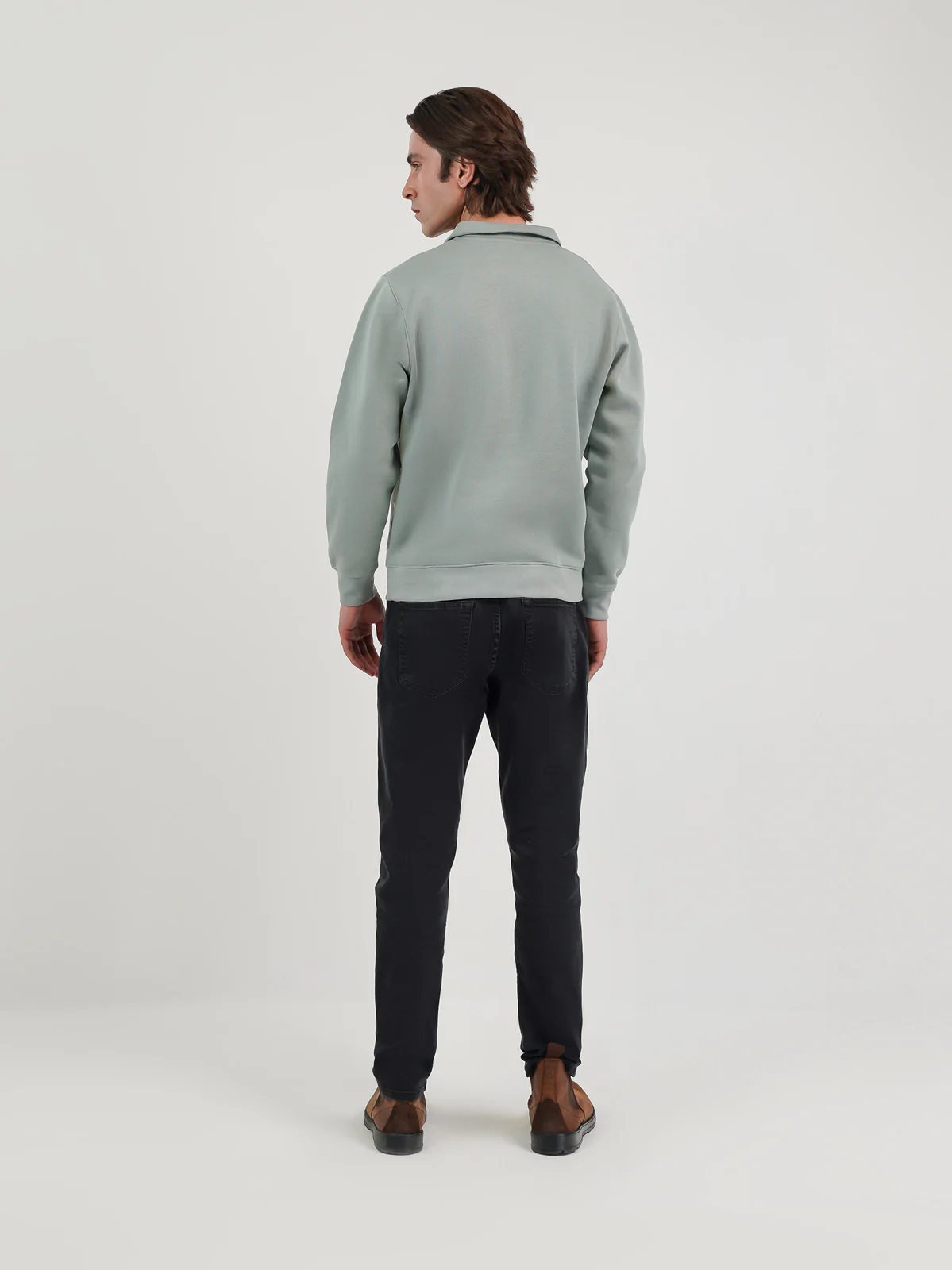 "LEIA" Casual Mock Neck Sweatshirt - Image 5