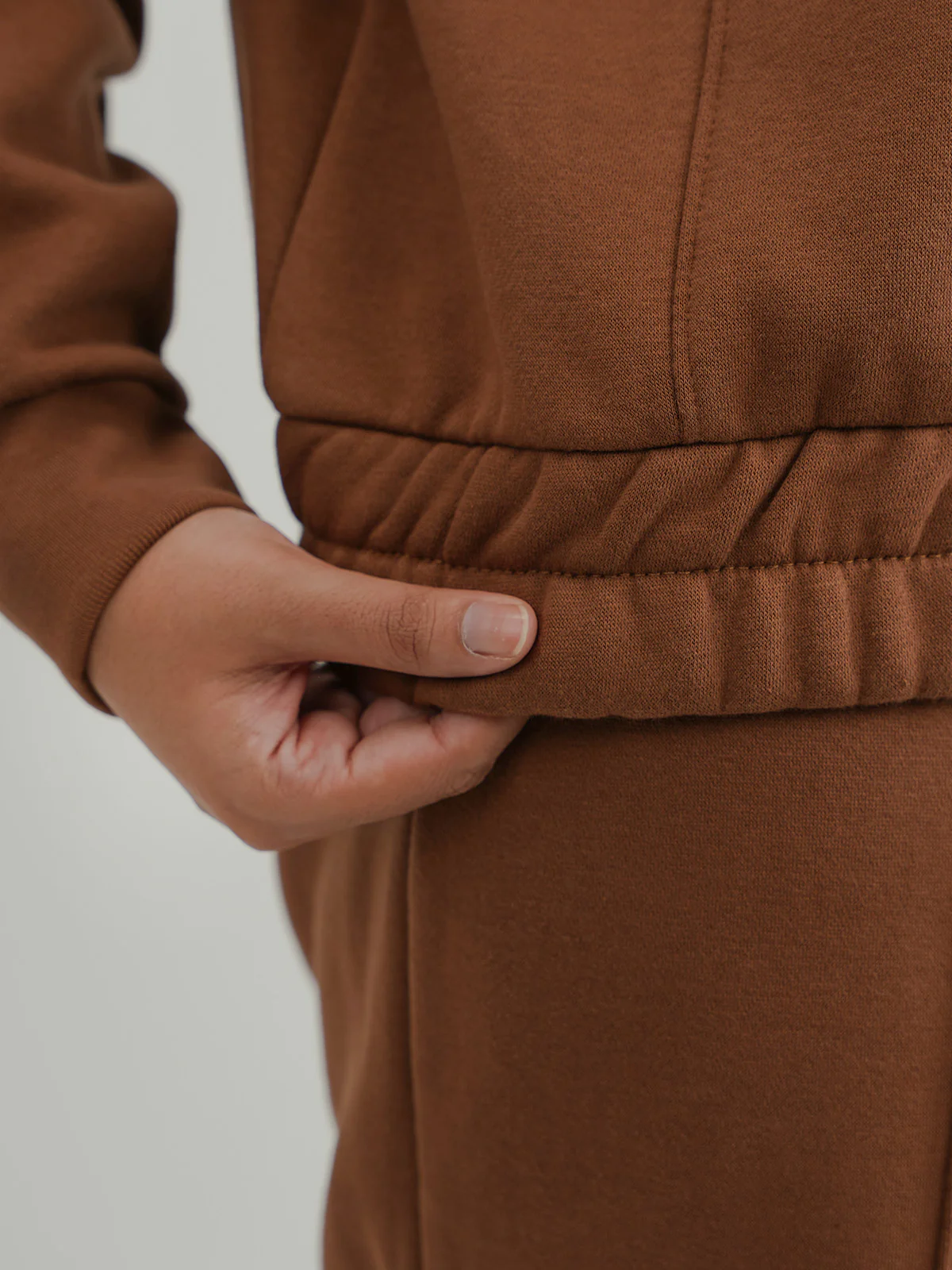 "MAPELAI" Cozy Basic Fleece Track Suit - Image 6