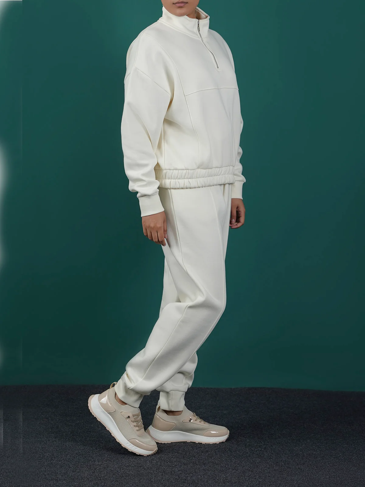 "MAPELAI" Cozy Basic Fleece Track Suit - Image 2