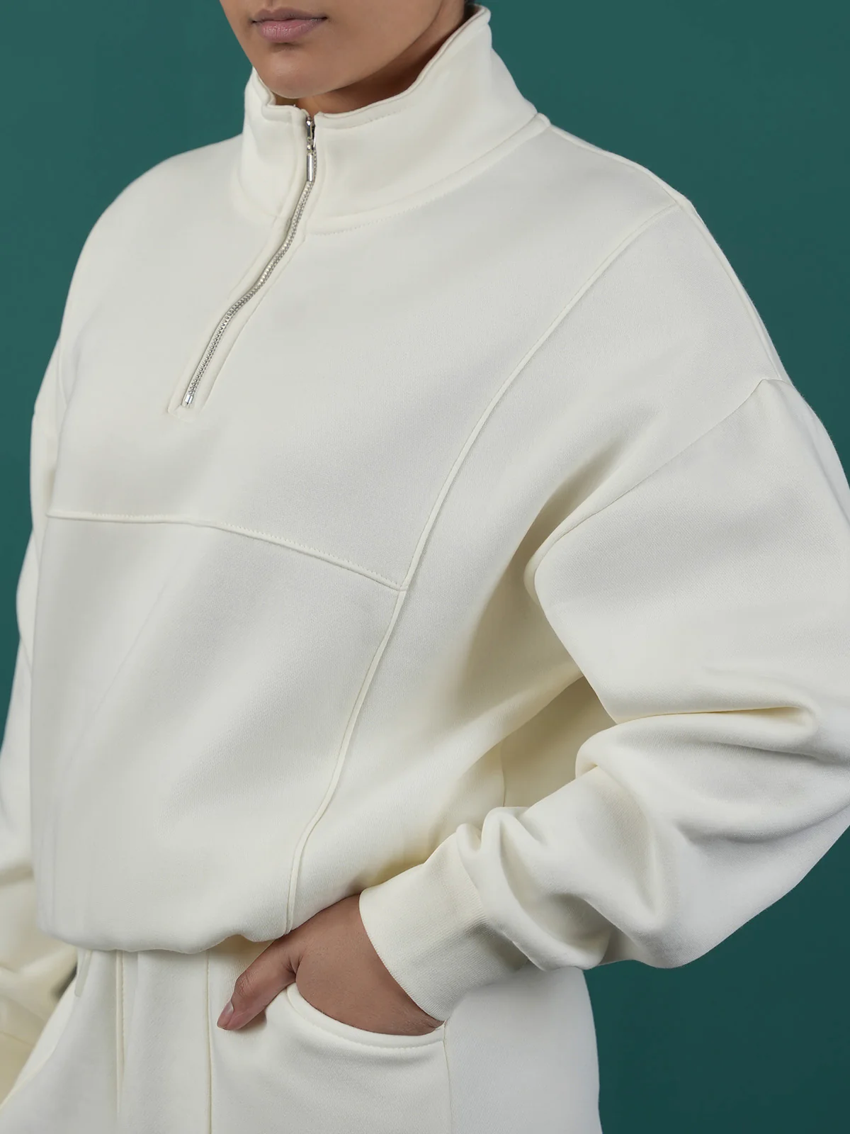 "MAPELAI" Cozy Basic Fleece Track Suit - Image 3