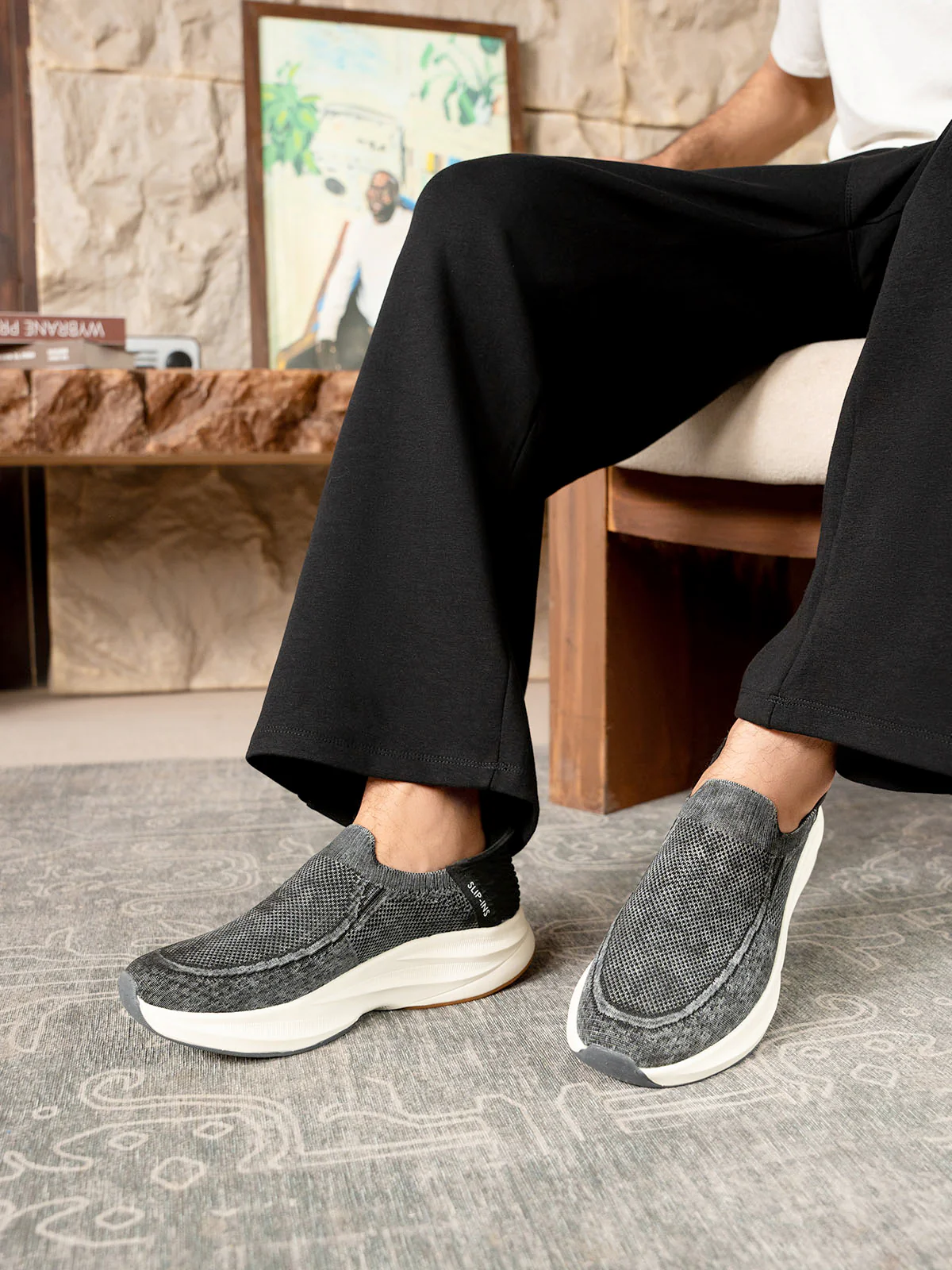 Men "AAVIER" Durable Slip On Trainers - Image 7