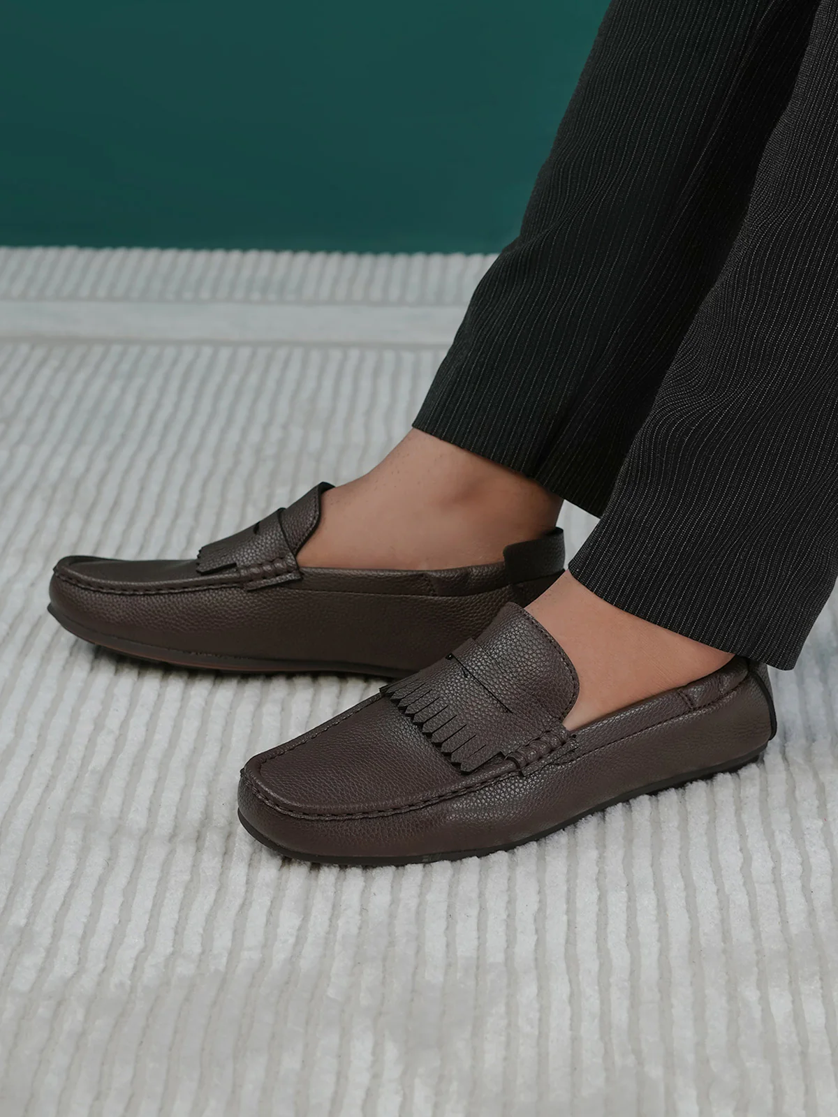 Men "ALAIR" Classic Slip On Moccasins - Image 3