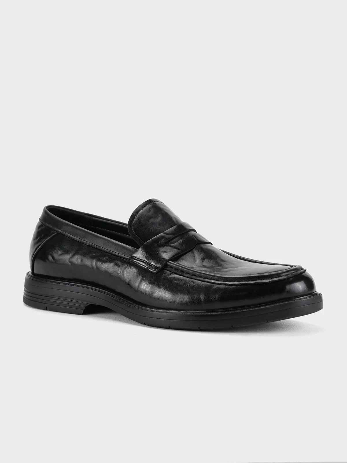 Men "ALCADO" Casual Slip On Leather Formals