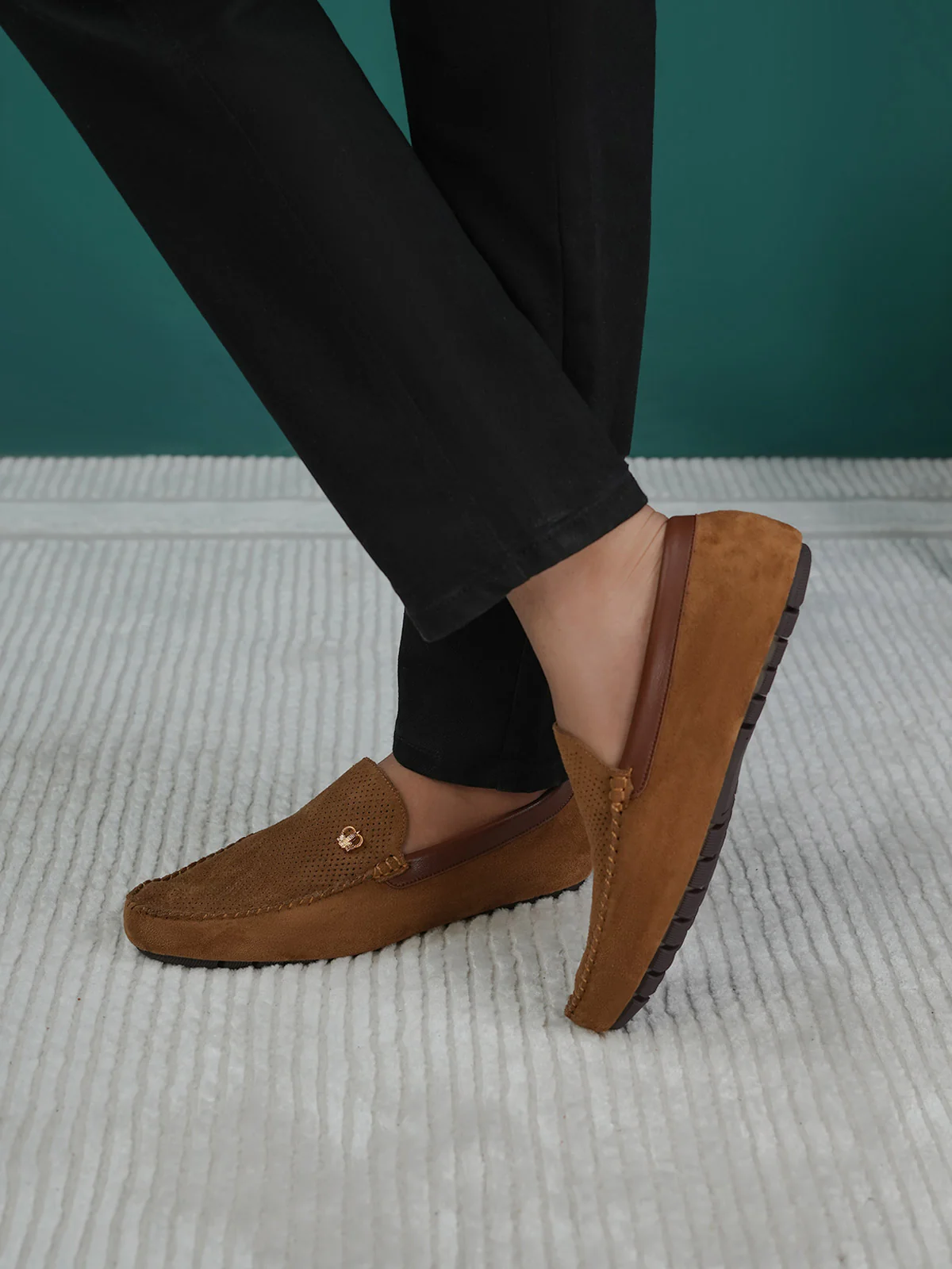 Men "ALCUIN" Unique Design Moccasins - Image 3
