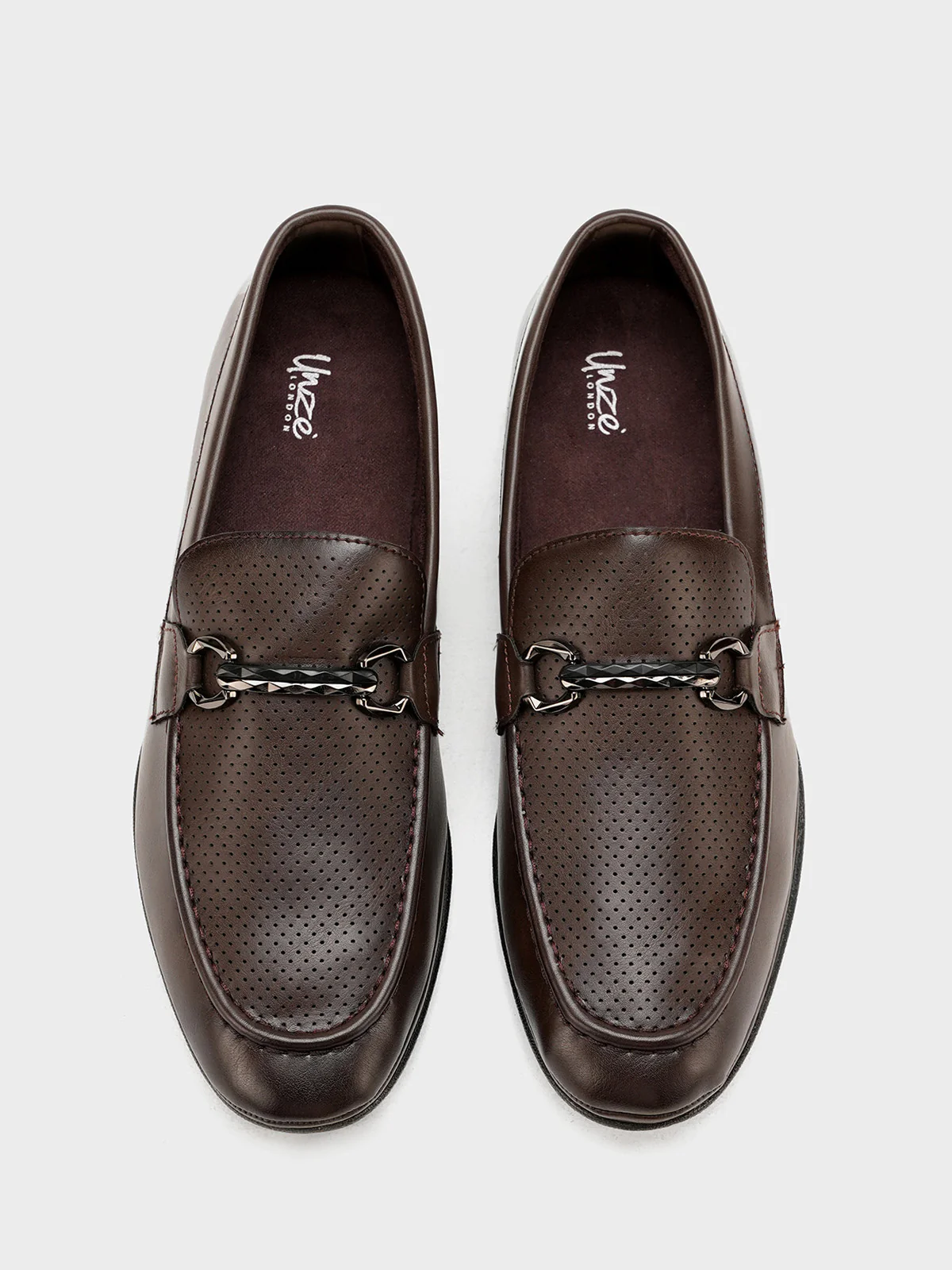 Men "ALDIVA" Smart Texture Design Loafers - Image 11
