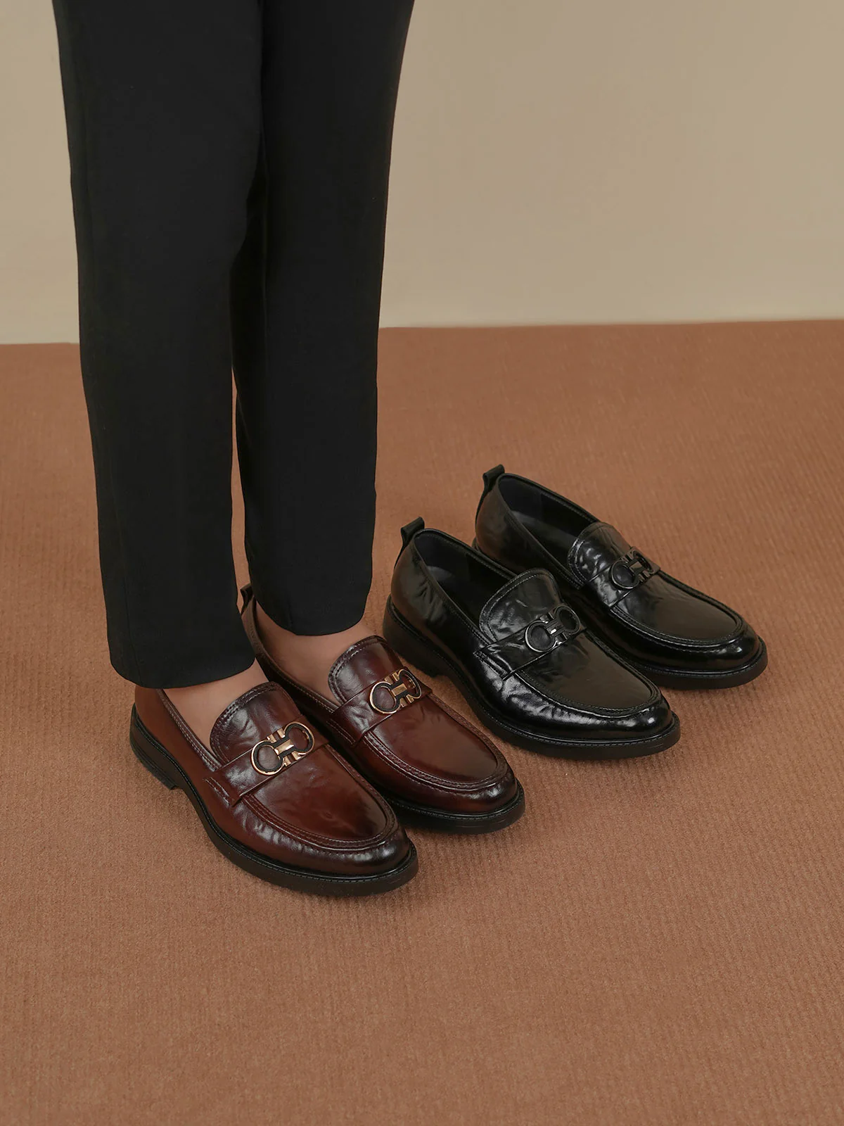 Men "ALUXIO" Casual Slip On Leather Shoes - Image 6