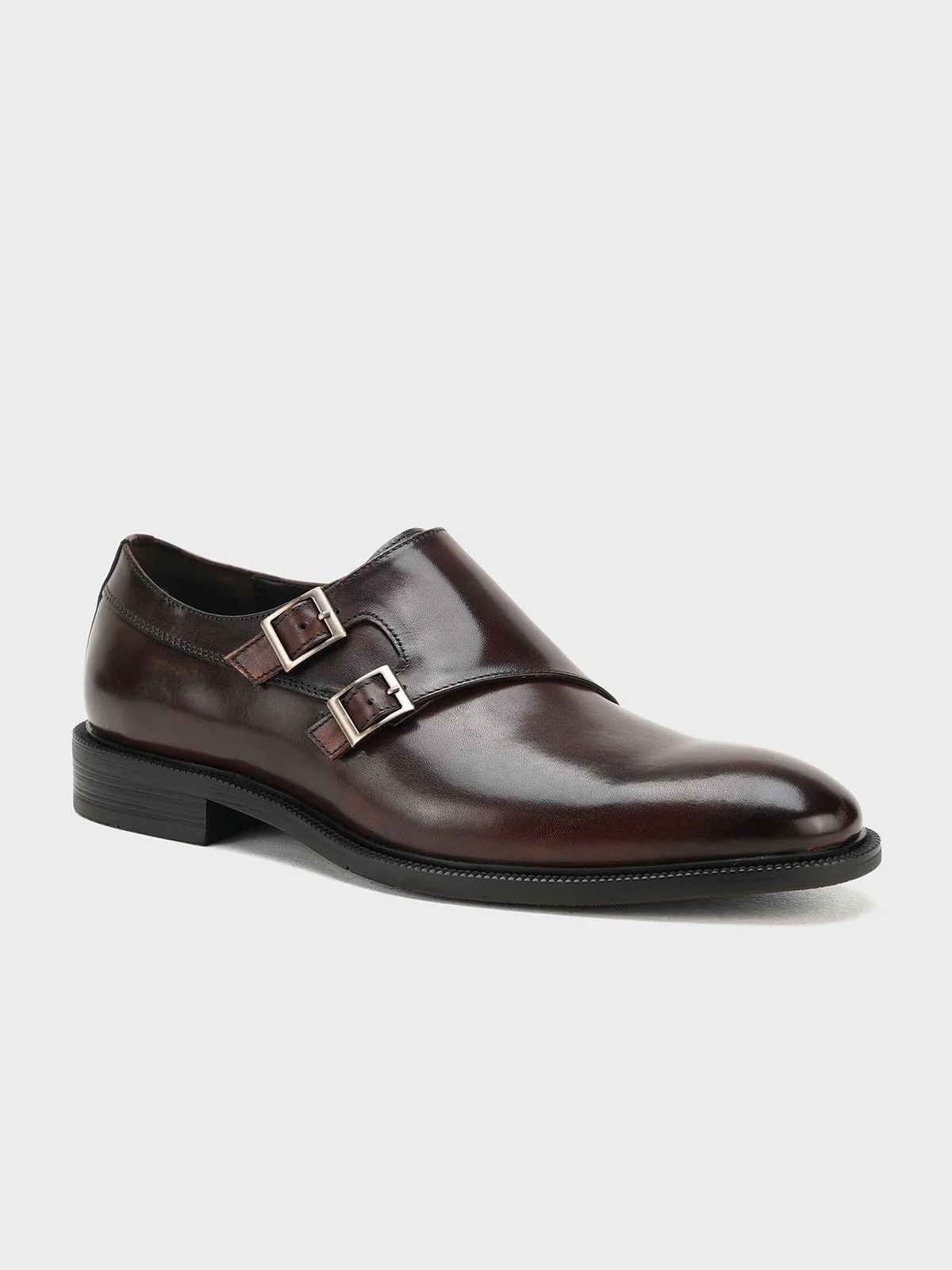 Men "ANAHID" Monk Strap Leather Formal Shoes - Image 2