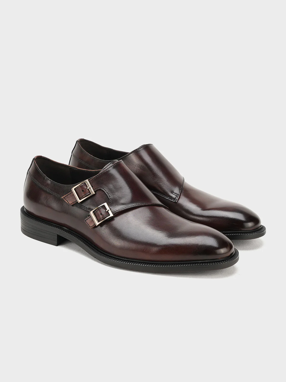 Men "ANAHID" Monk Strap Leather Formal Shoes - Image 4