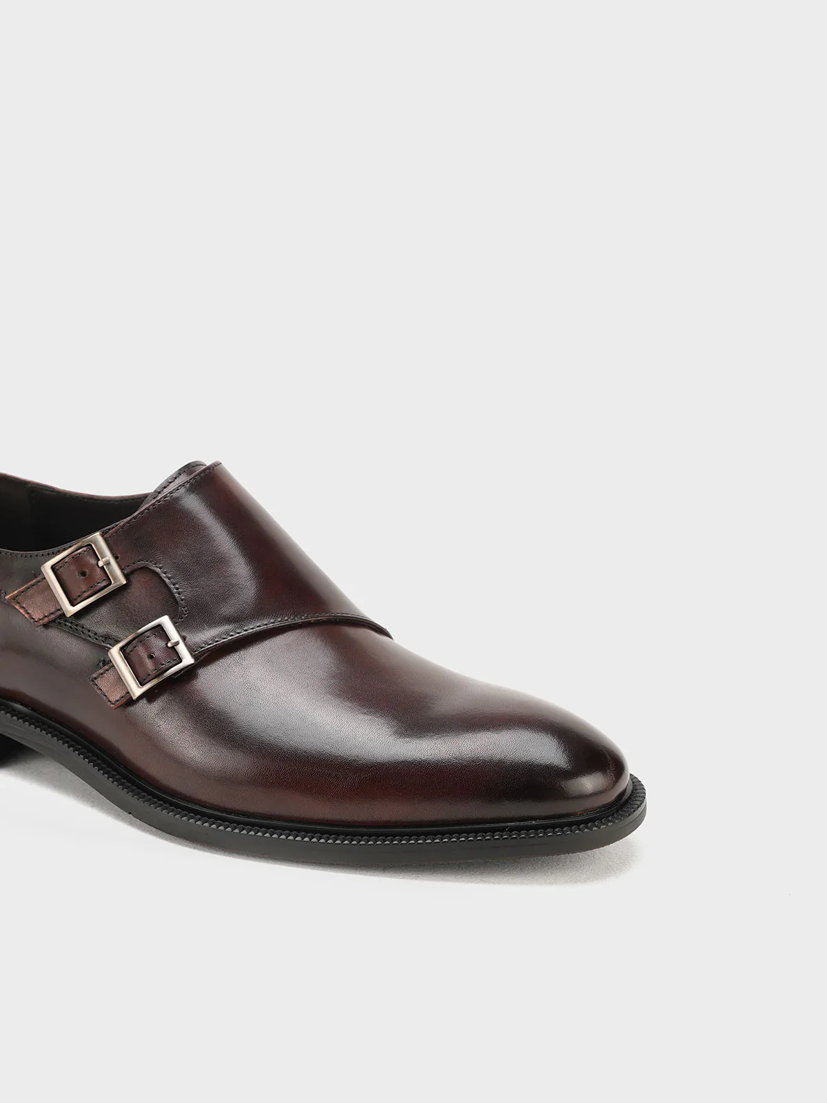 Men "ANAHID" Monk Strap Leather Formal Shoes - Image 7