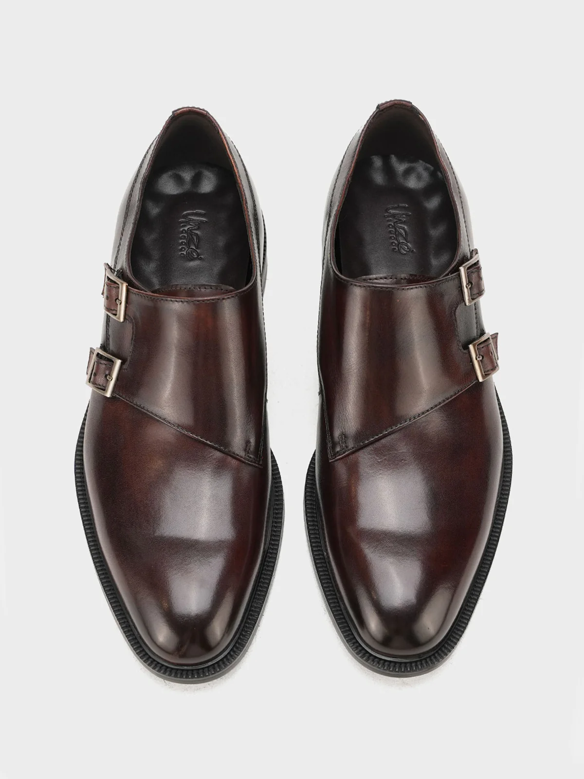 Men "ANAHID" Monk Strap Leather Formal Shoes - Image 9