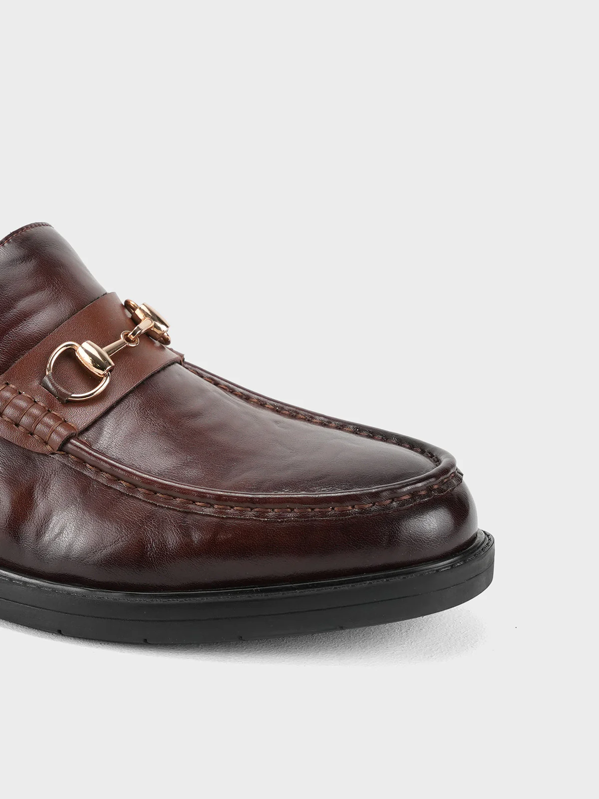 Men "ARSENI" Modern Slip On Leather Formals - Image 7