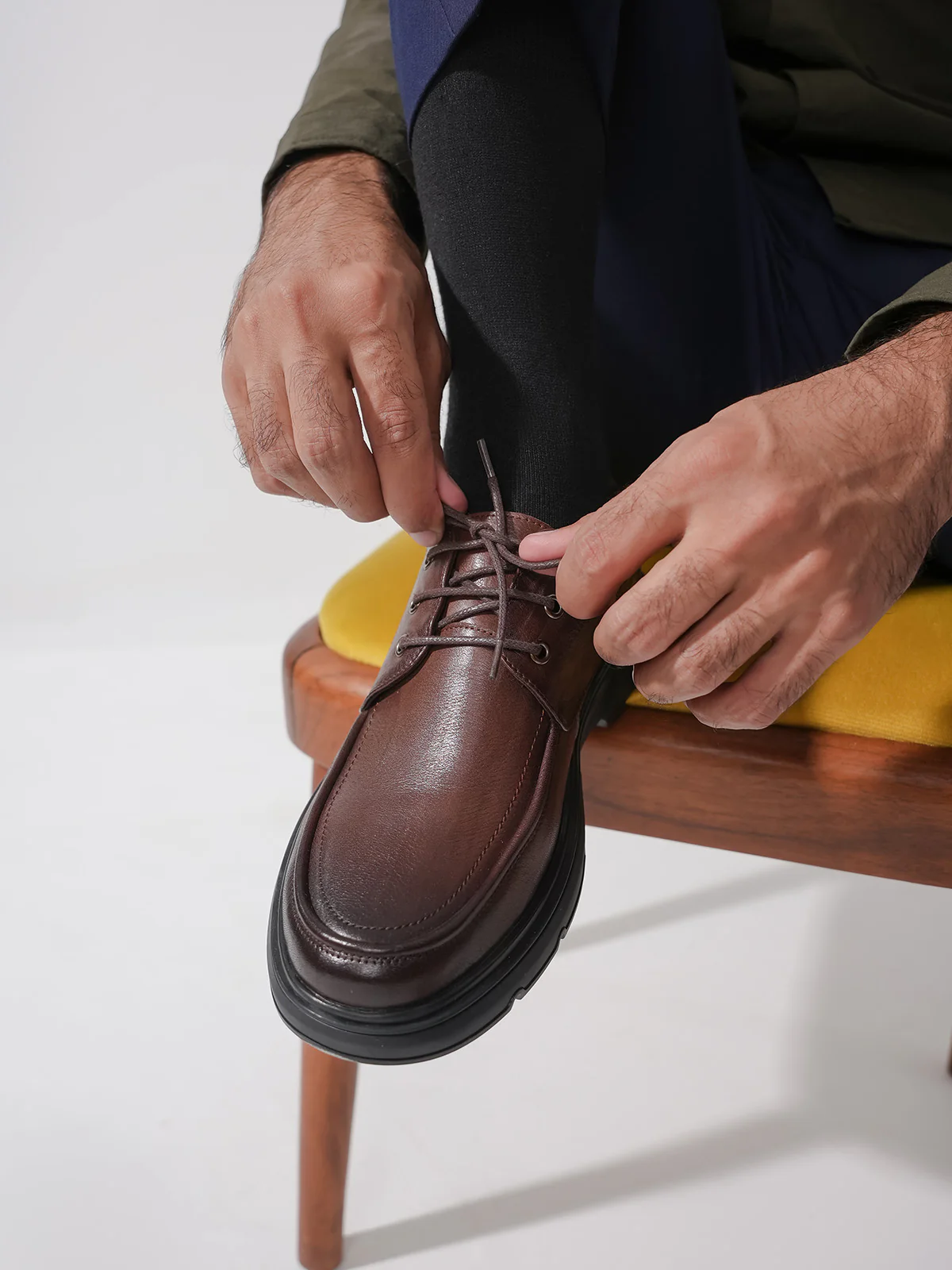 Men "AVATARI" Elegant Leather Loafer Shoes - Image 6