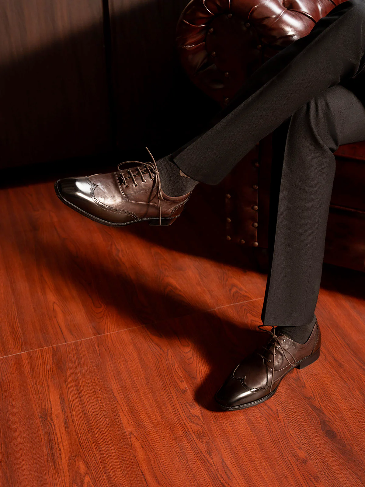 Men "BRUNO" Elegant Leather Formal Shoes - Image 6