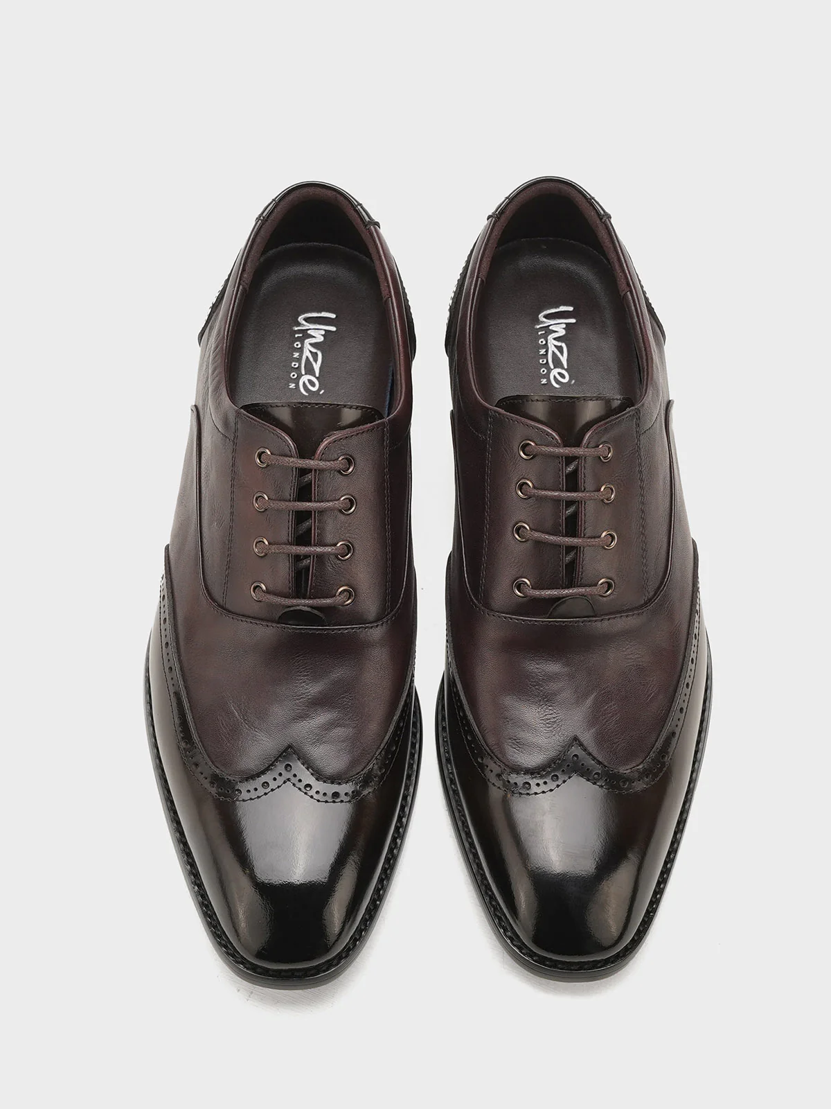 Men "BRUNO" Elegant Leather Formal Shoes - Image 9