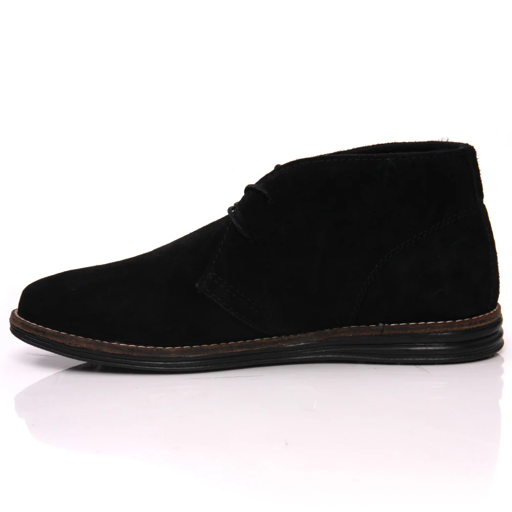 Men Casual Suede Leather Chukka Desert Boots - Image 3