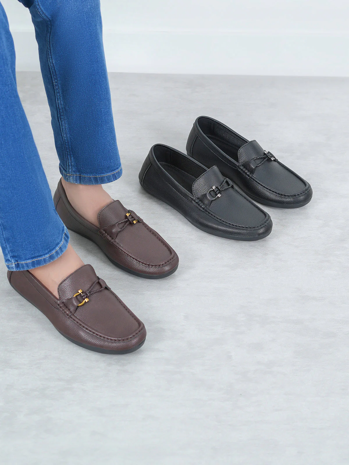 Men "CHIBA" High Quality Comfort Moccasins - Image 3