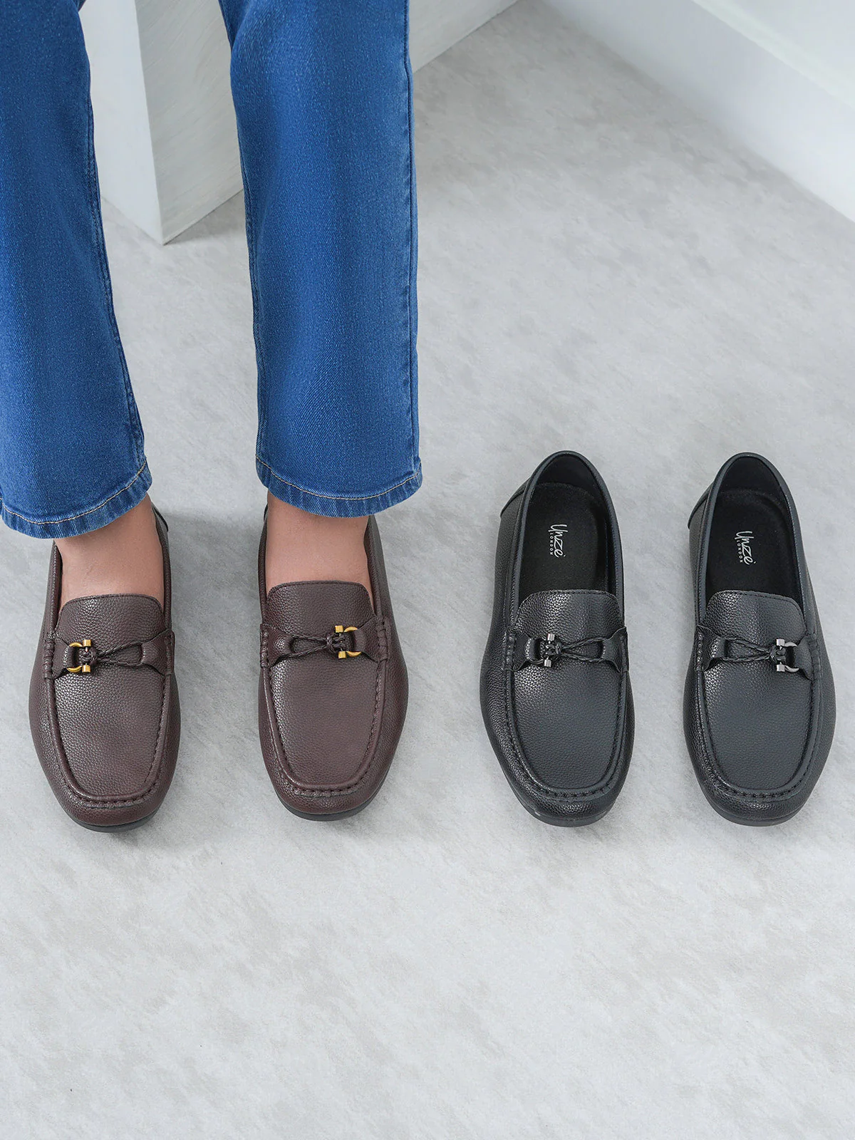 Men "CHIBA" High Quality Comfort Moccasins - Image 3