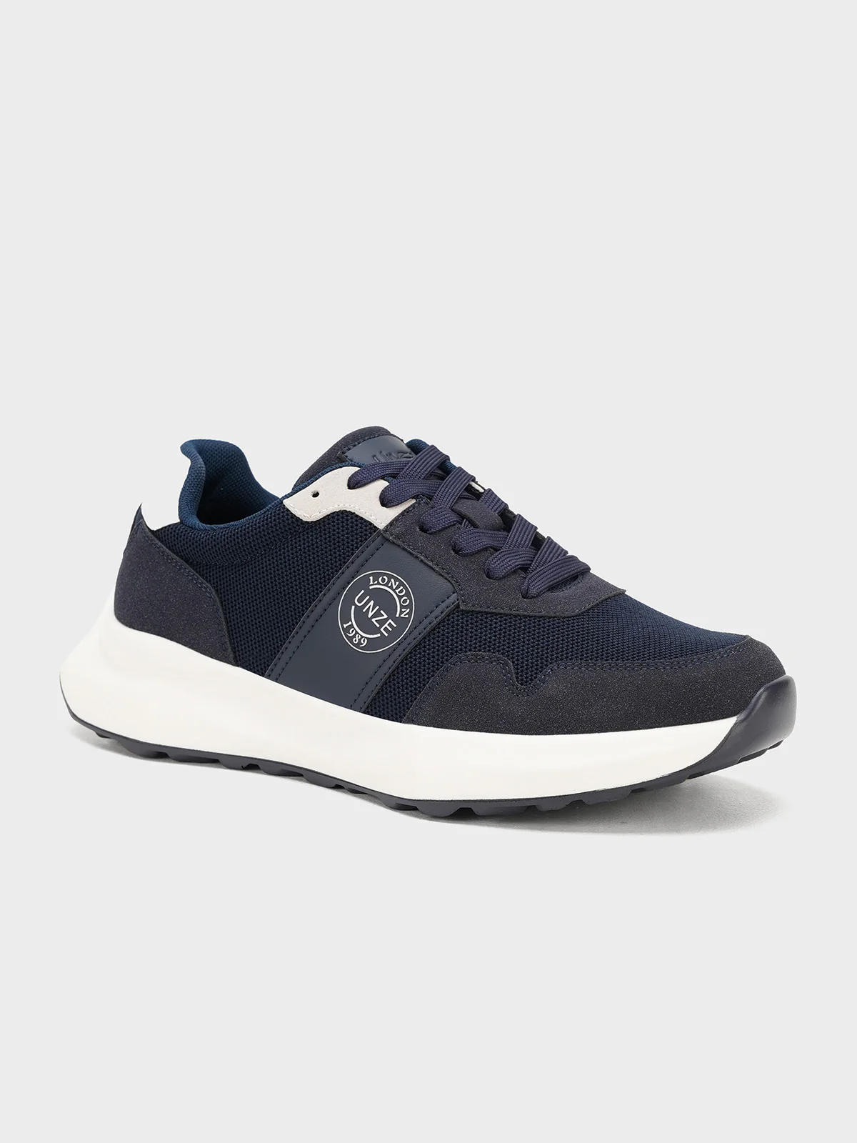 Men "DUNLAP" Trendy Lace Up Trainers - Image 2