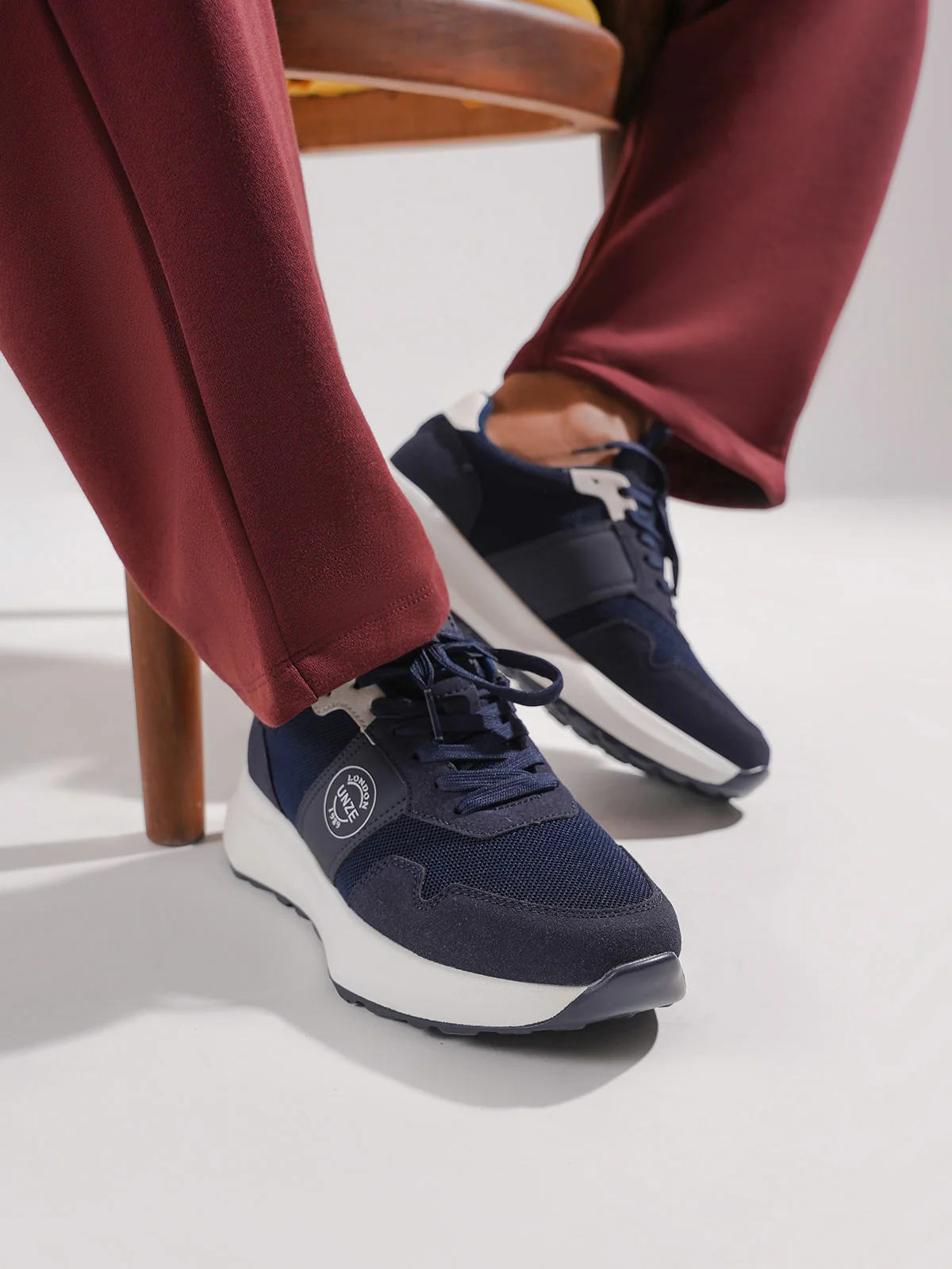 Men "DUNLAP" Trendy Lace Up Trainers - Image 6