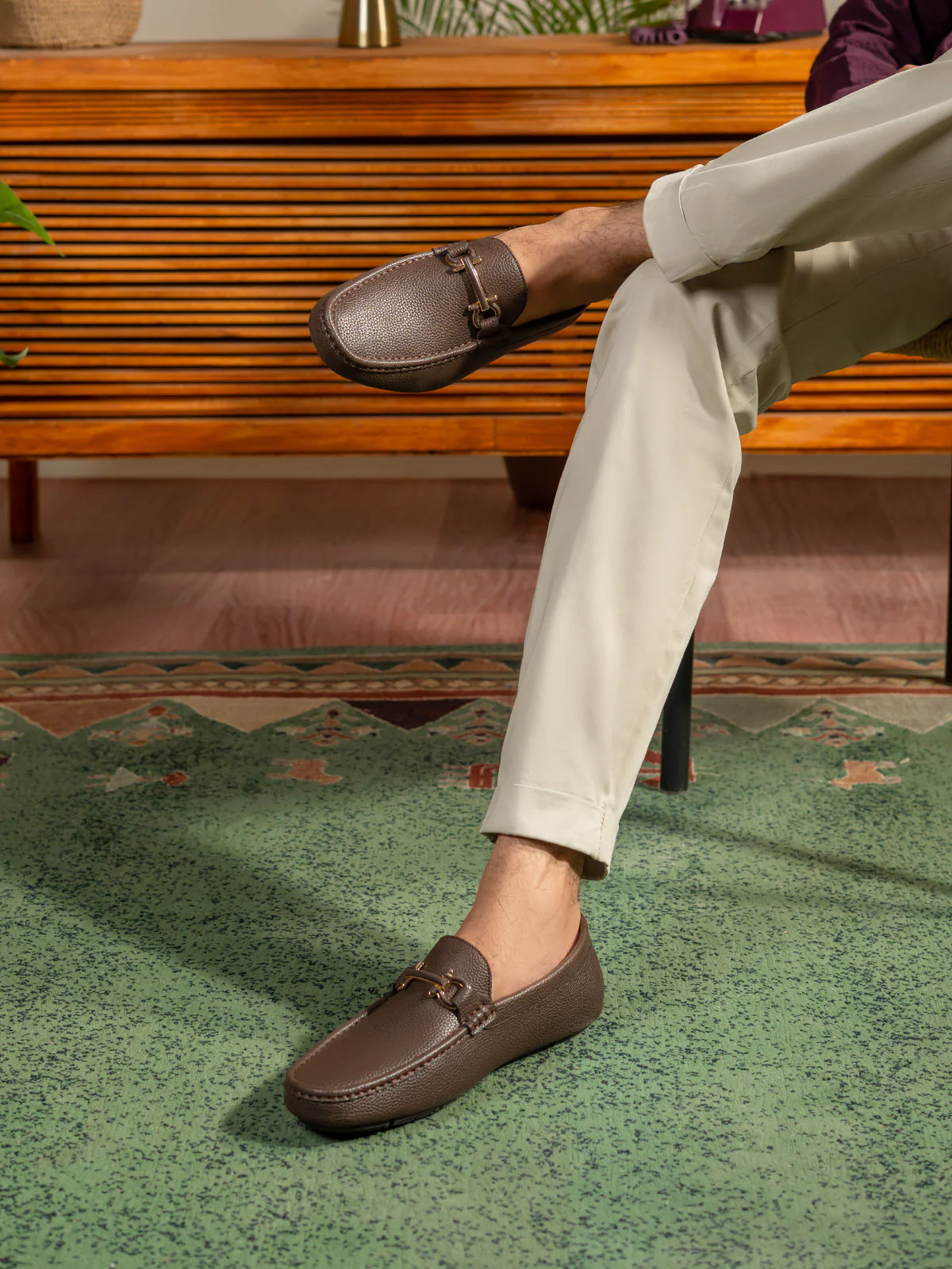 Men "EILANI" Casual Look Soft Moccasins - Image 10