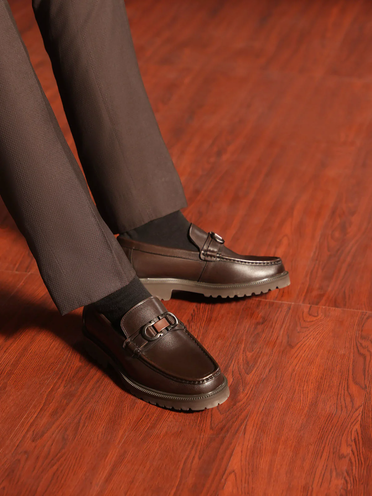 Men "EVAAN" High Quality Leather Formals - Image 3