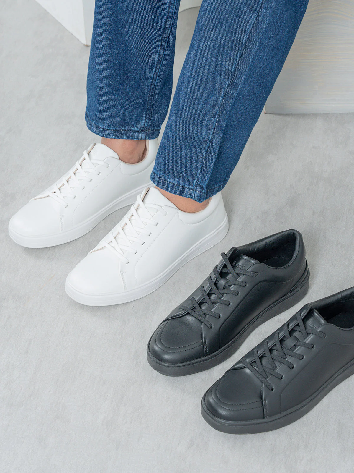 Men "EVEREST" Lace Up Casual Trainers - Image 3