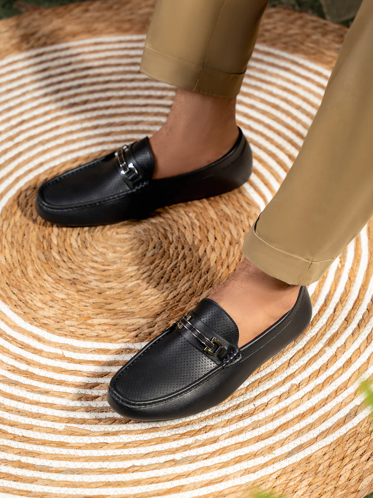 Men "EZEKIEL" Casual Rubber Sole Moccasins - Image 6