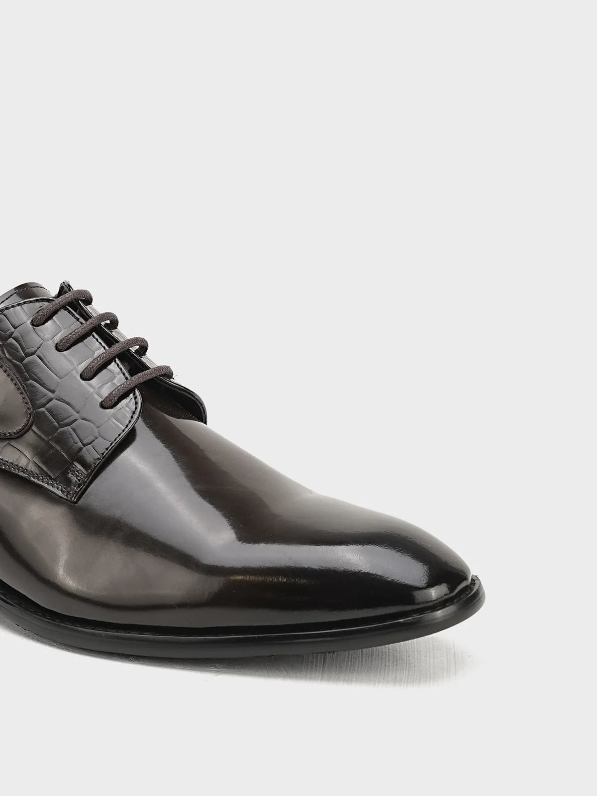 Men "FABIO" Lace Up Leather Formal Shoes - Image 7