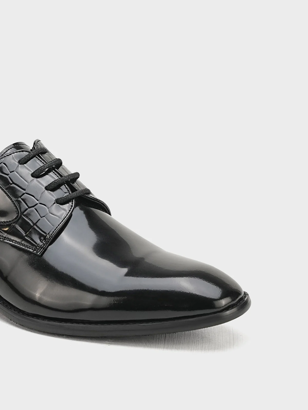 Men "FABIO" Lace Up Leather Formal Shoes - Image 7