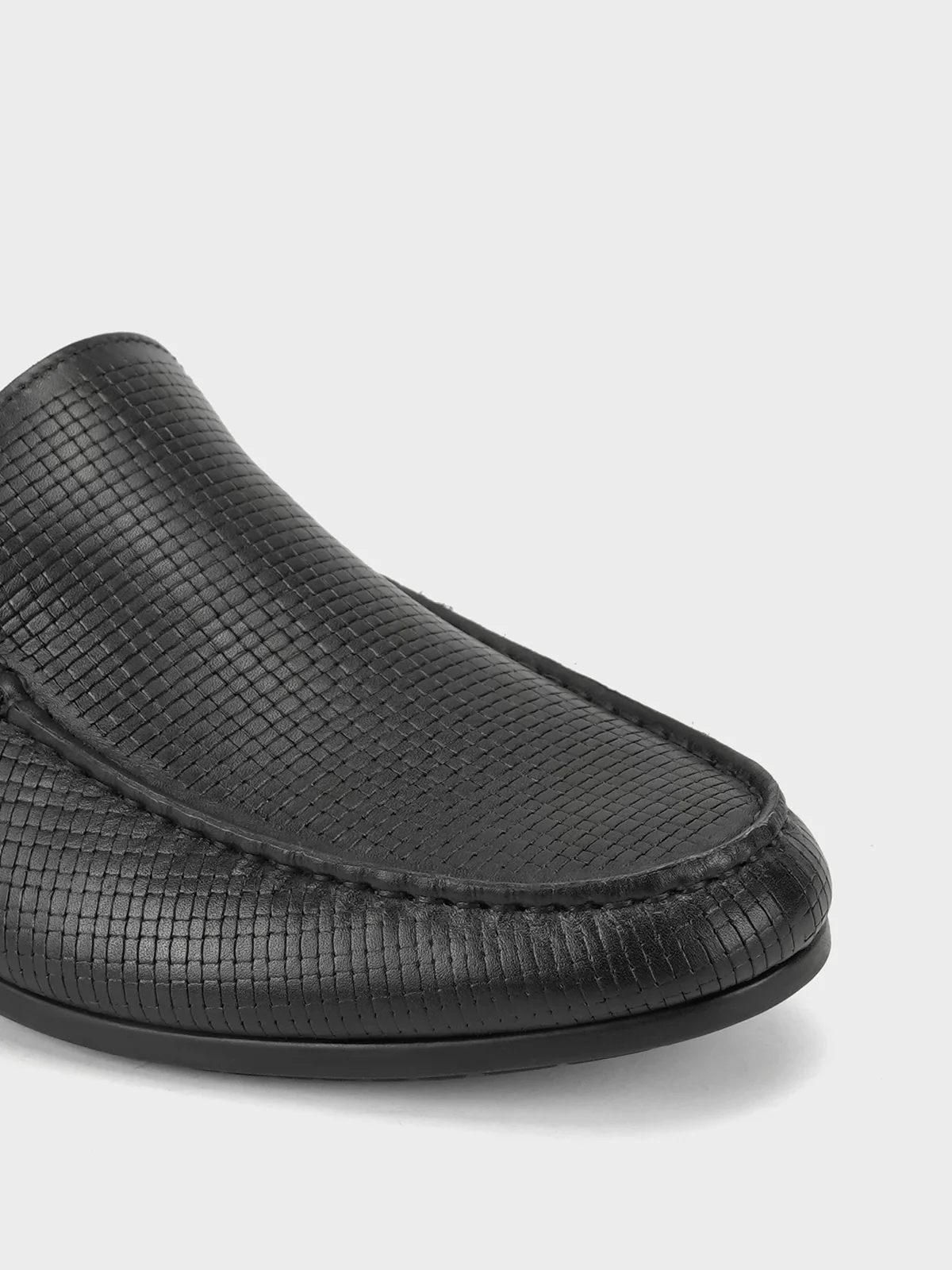 Men "FELIPE" Penny Keeper Casual Slip-On Leather Moccasins - Image 7