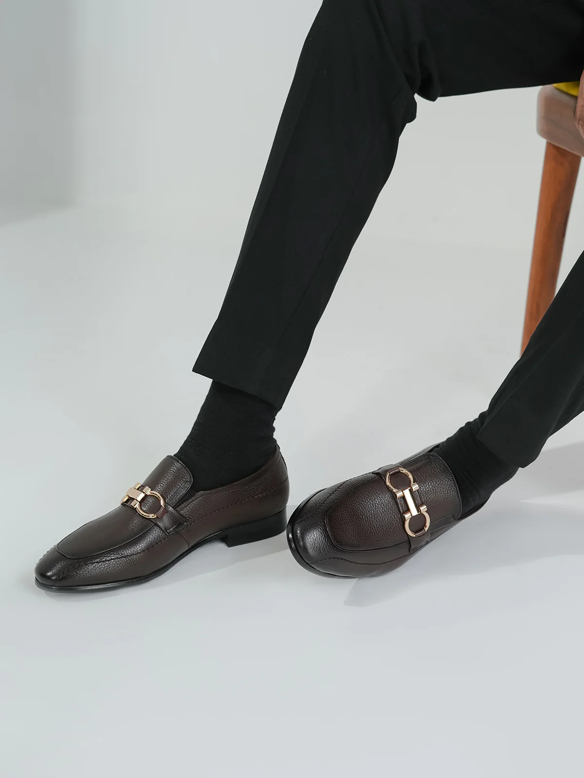 Men "FYODOR" Modern Leather Formal Shoes - Image 6