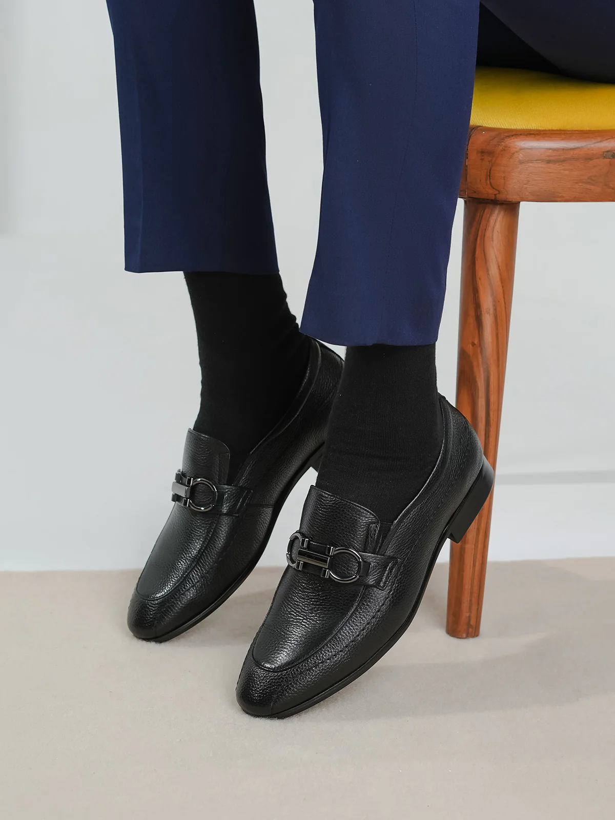 Men "FYODOR" Modern Leather Formal Shoes - Image 3