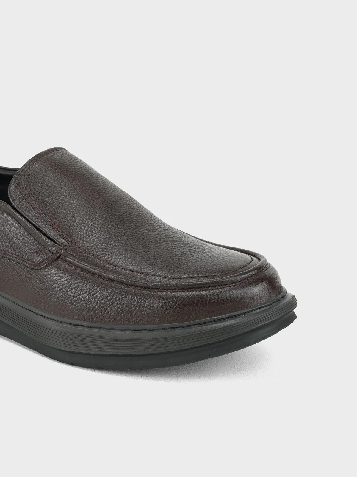 Men "GAFNIT" Comfort Slip On Leather Formals - Image 4