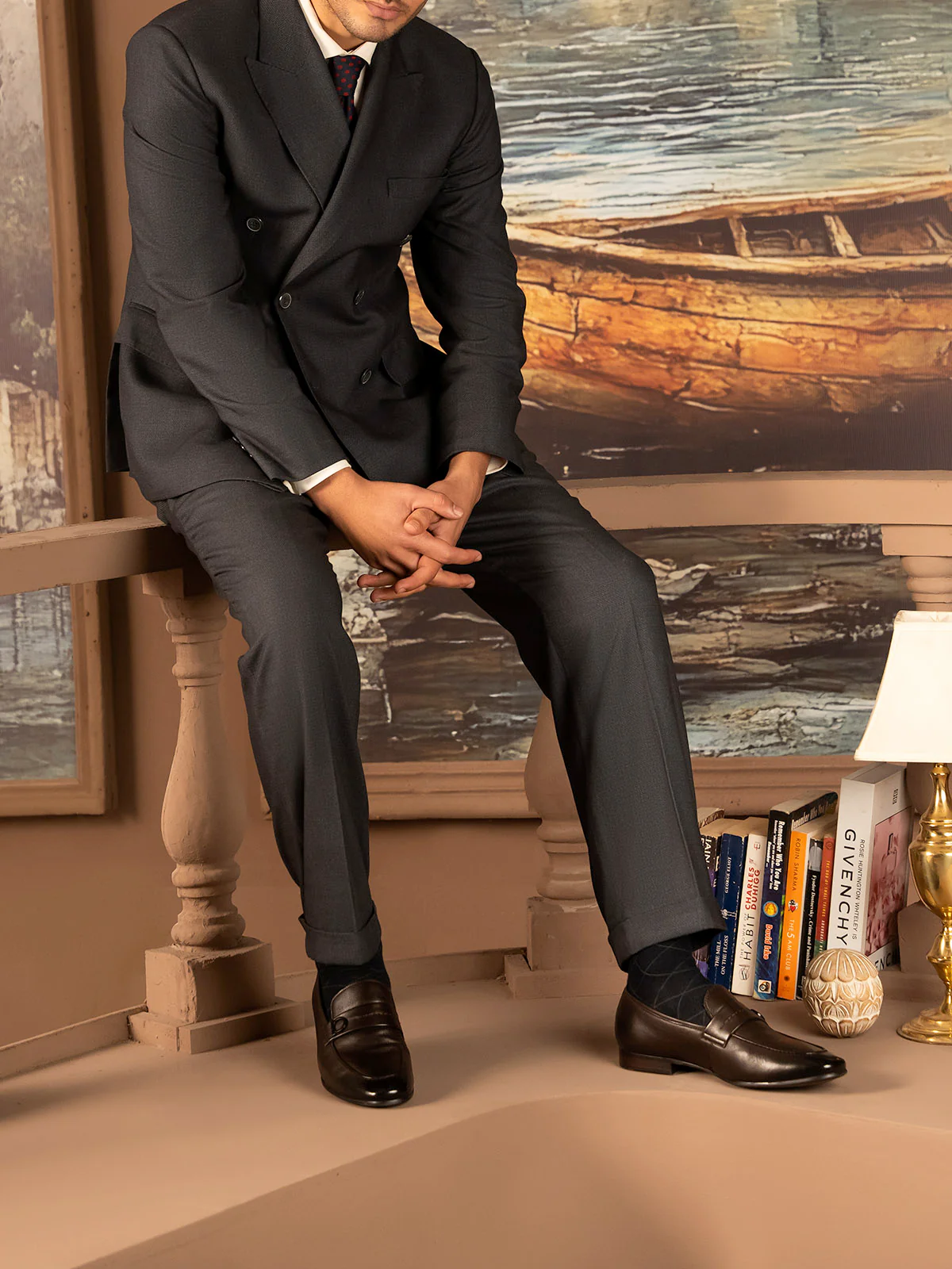 Men "GALVAN" Perfect Premium Leather Formal Shoes - Image 10