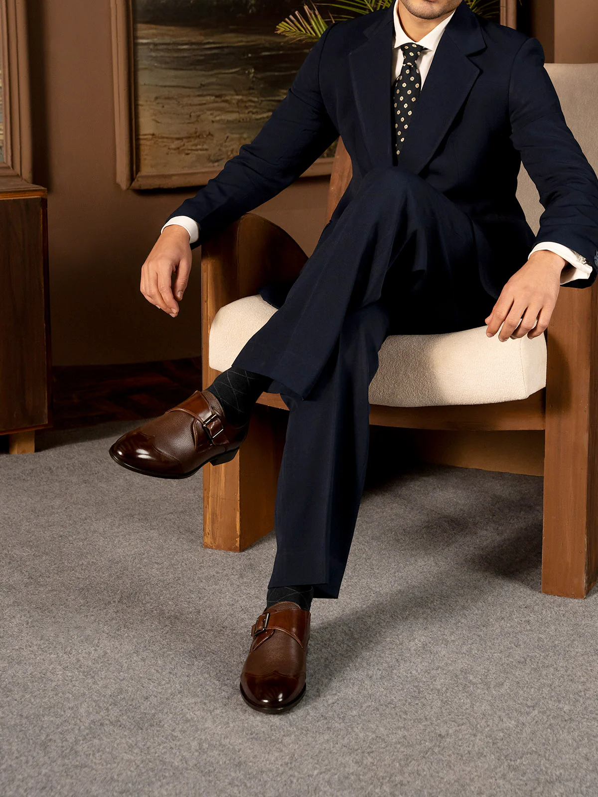 Men "GERTIE" Buckle Premium Leather Formal Shoes - Image 3