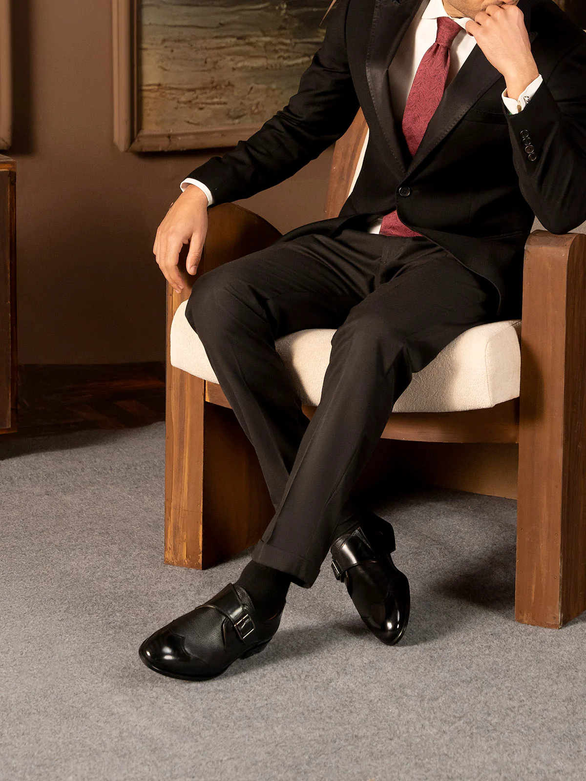 Men "GERTIE" Buckle Premium Leather Formal Shoes - Image 11