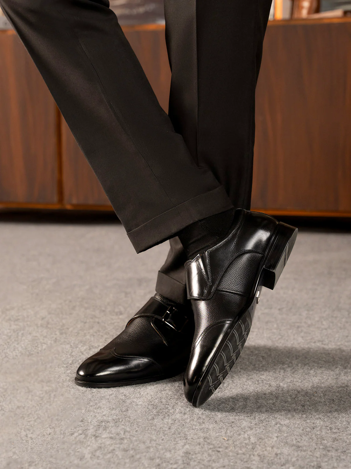 Men "GERTIE" Buckle Premium Leather Formal Shoes - Image 6