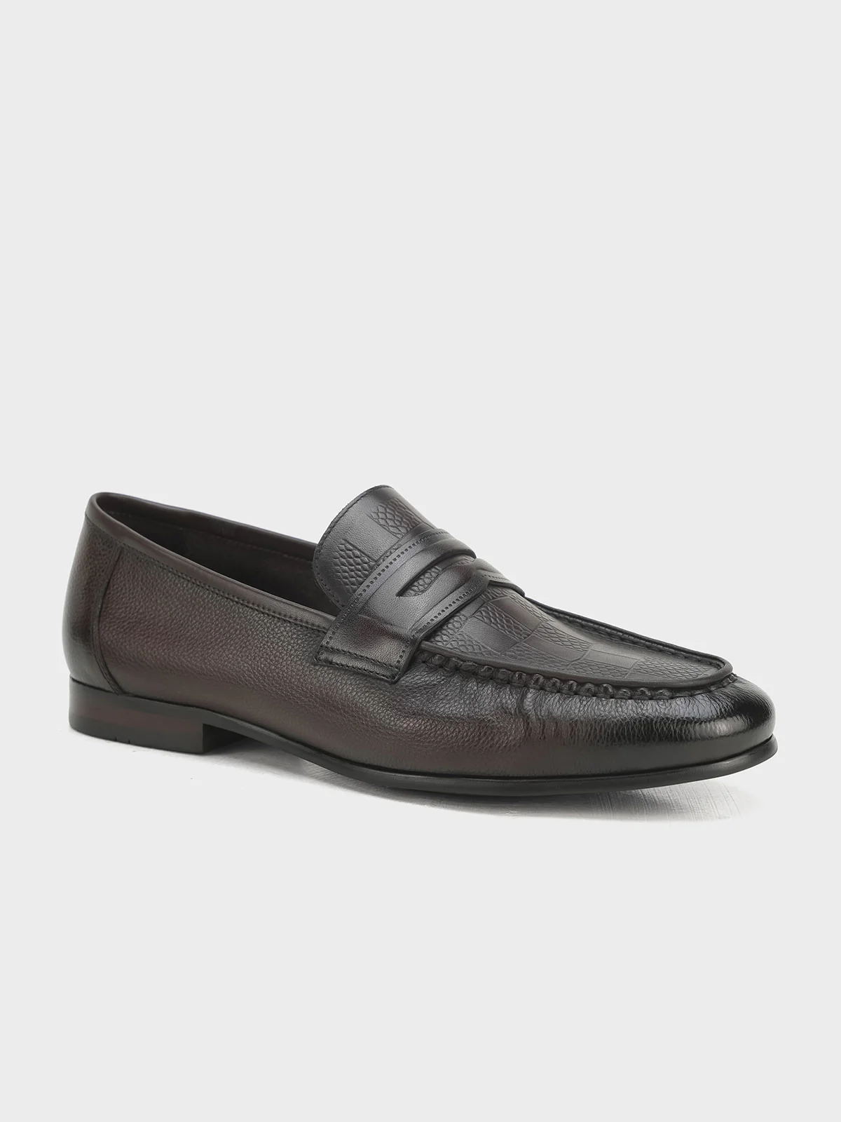 Men "GLINDA" Premium Leather Formal Slip On Shoes - Image 2