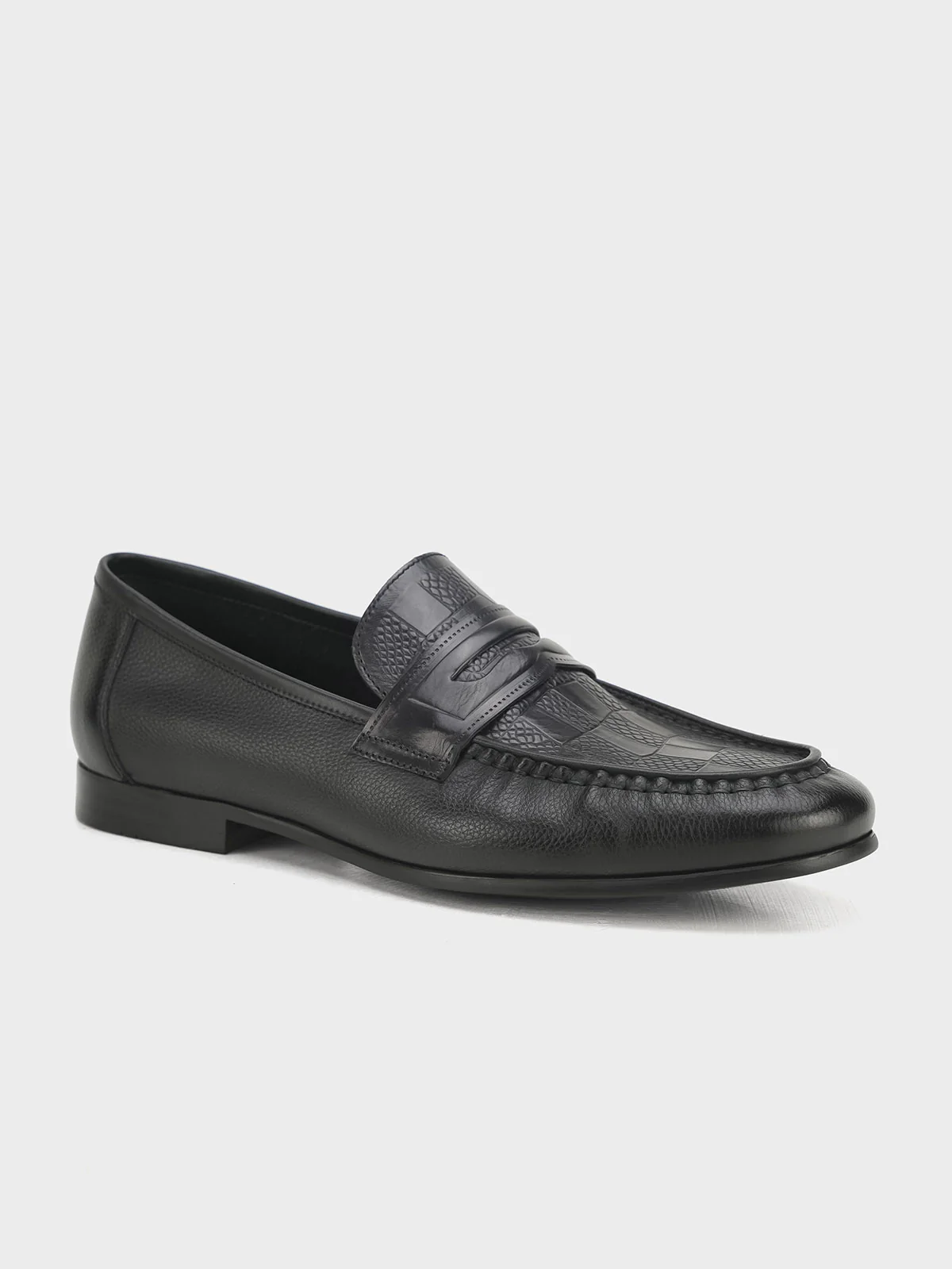 Men "GLINDA" Premium Leather Formal Slip On Shoes - Image 2