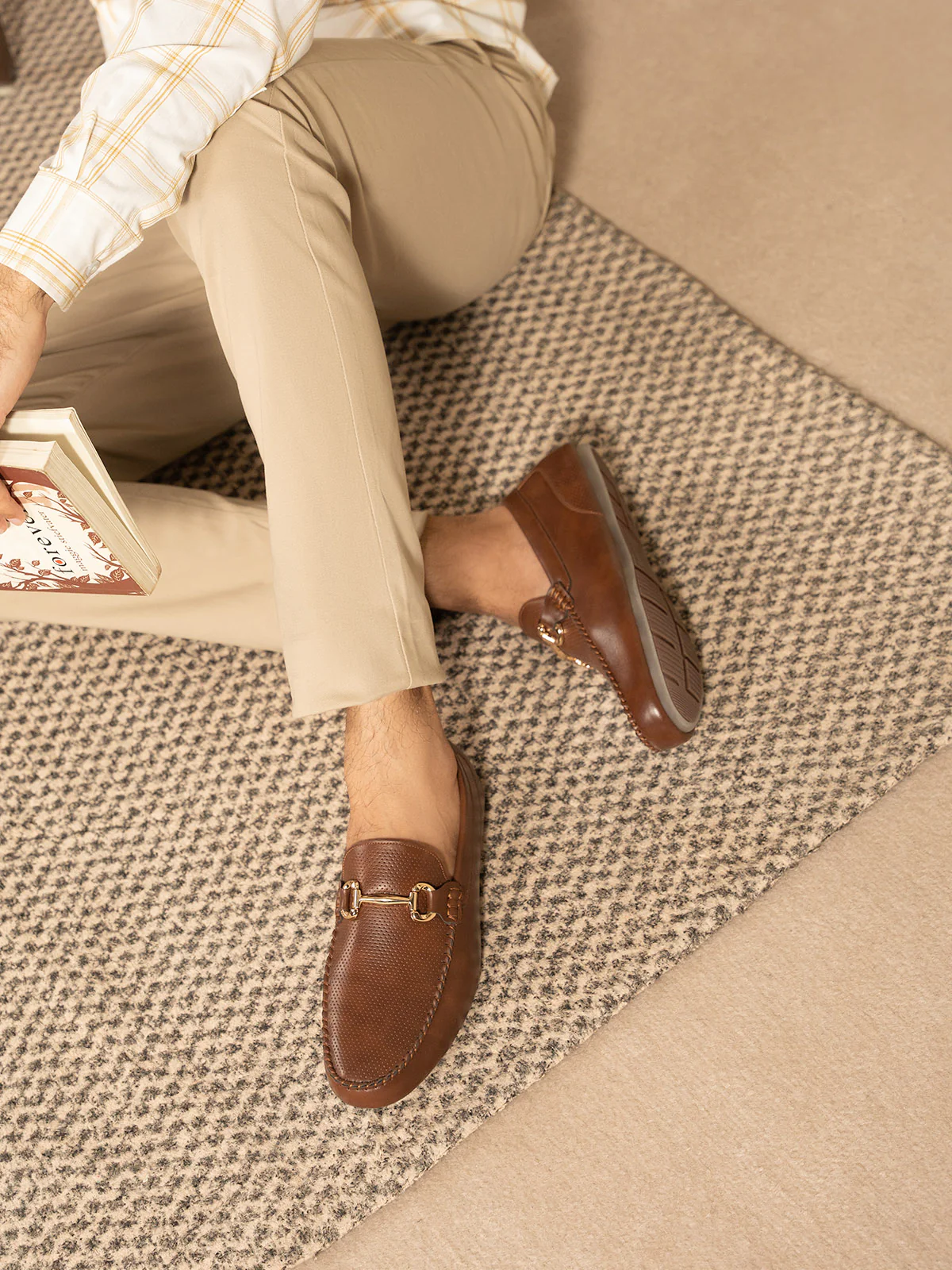 Men "HUDSON" Stylish Durable Moccasins - Image 6