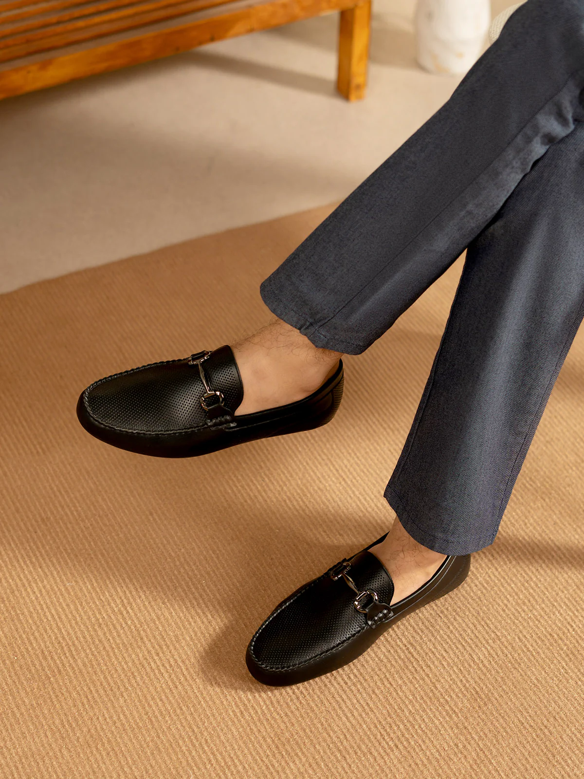 Men "HUDSON" Stylish Durable Moccasins - Image 3