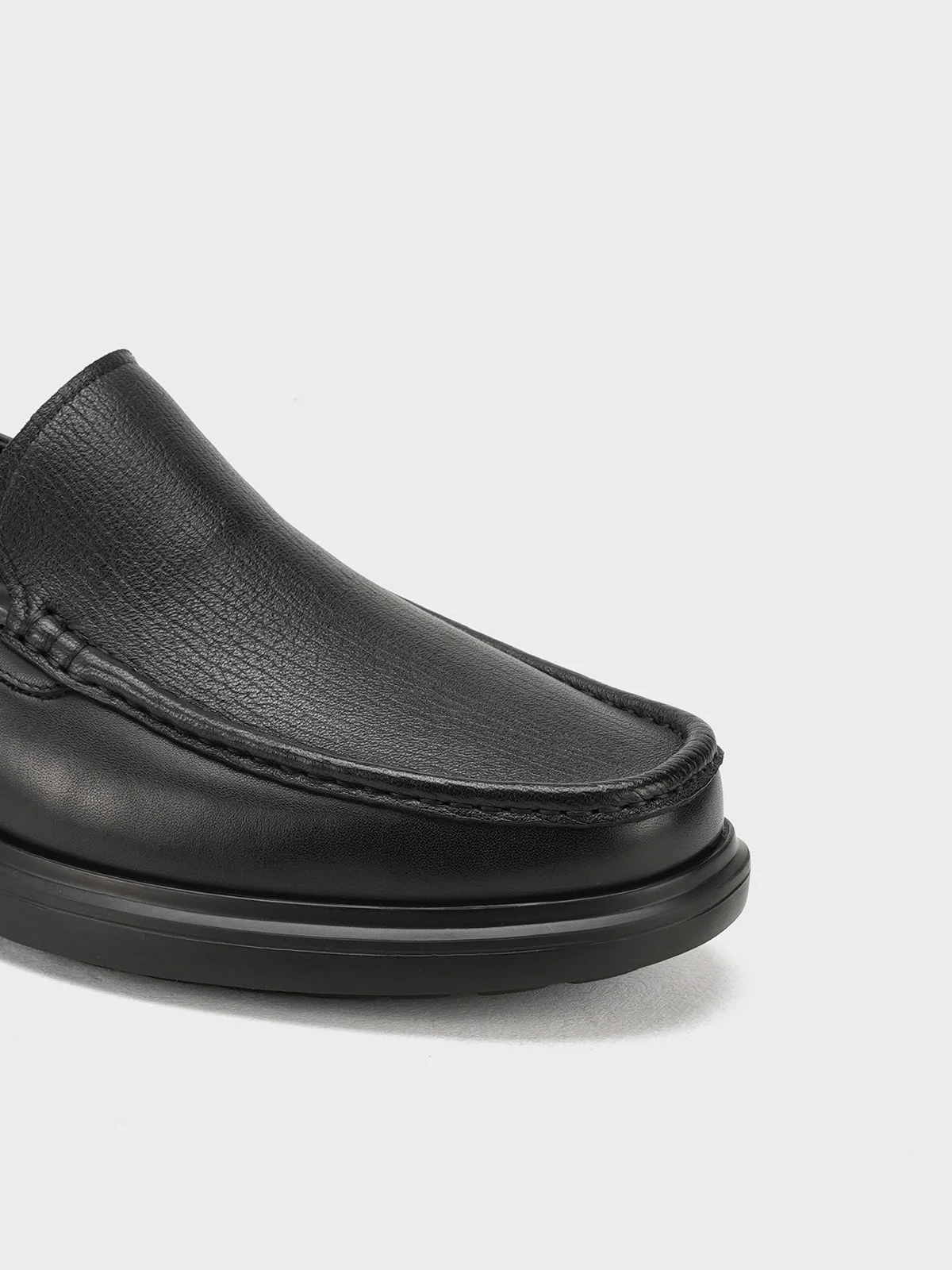Men "HULDA" Easy to Wear Leather Formals - Image 4