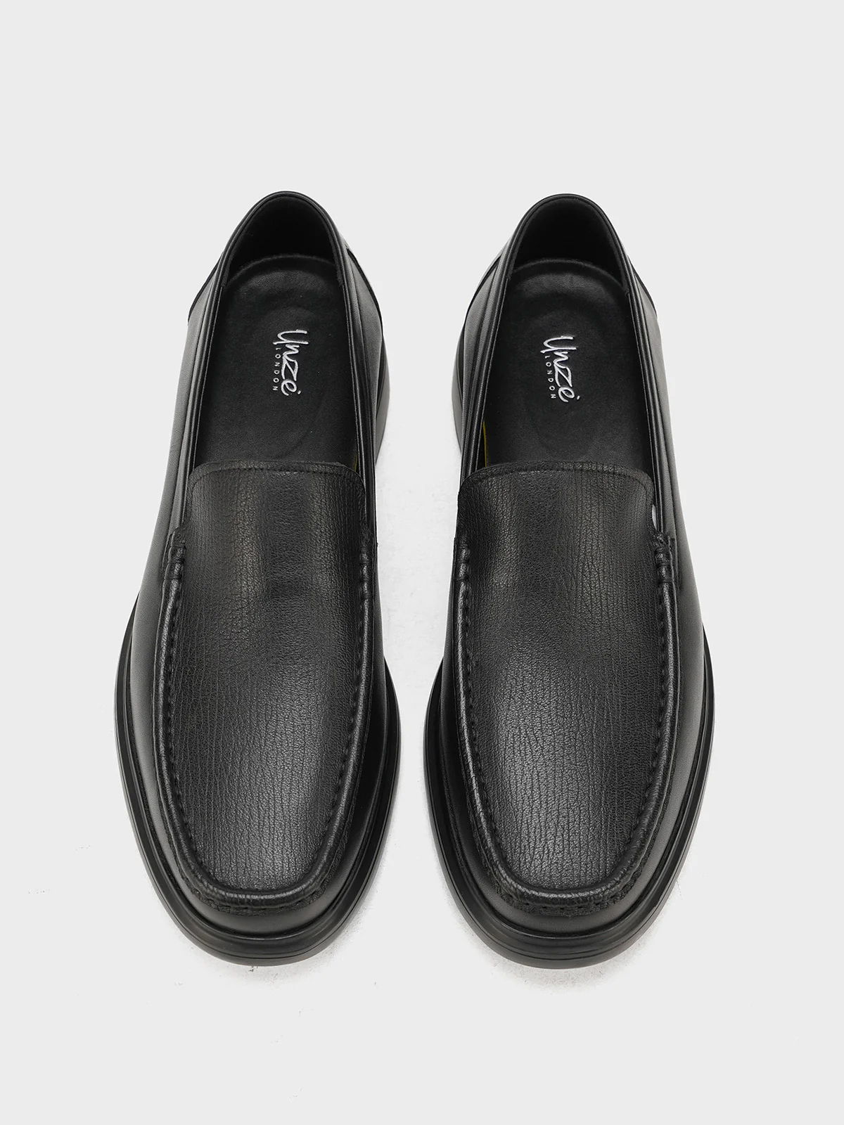 Men "HULDA" Easy to Wear Leather Formals - Image 6