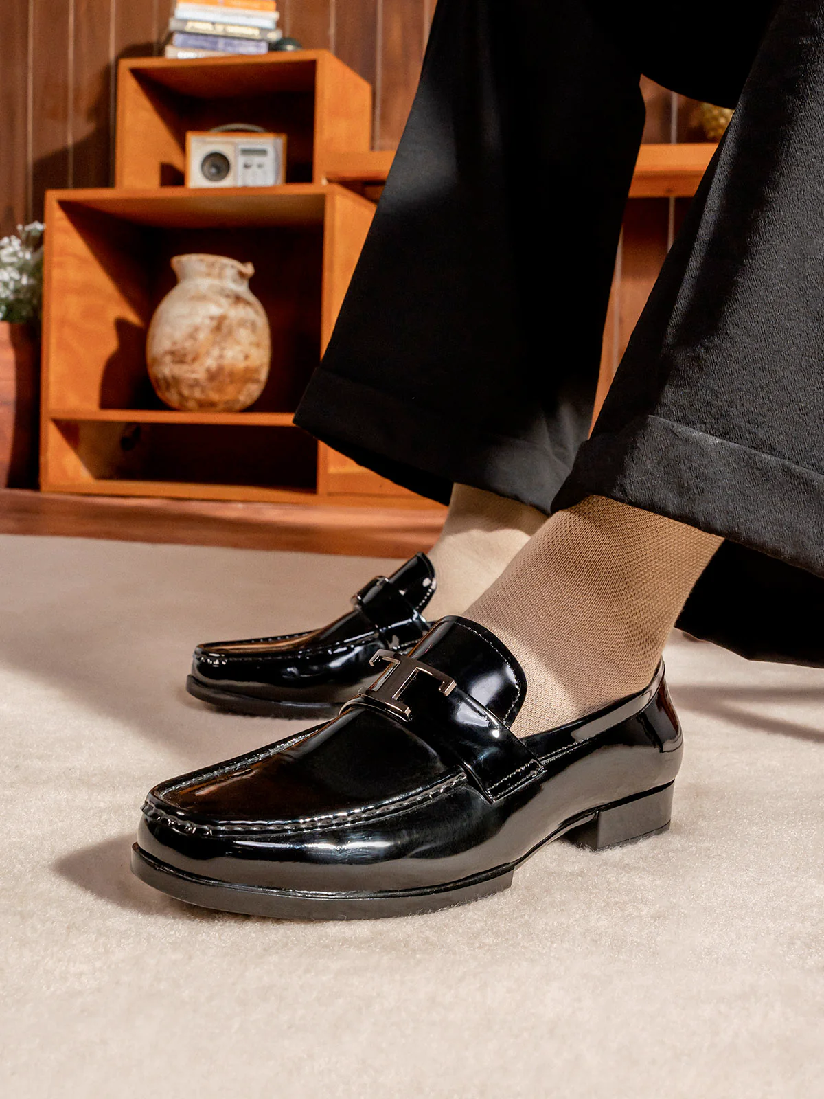 Men "JASPER" Suitable Design Leather Formals