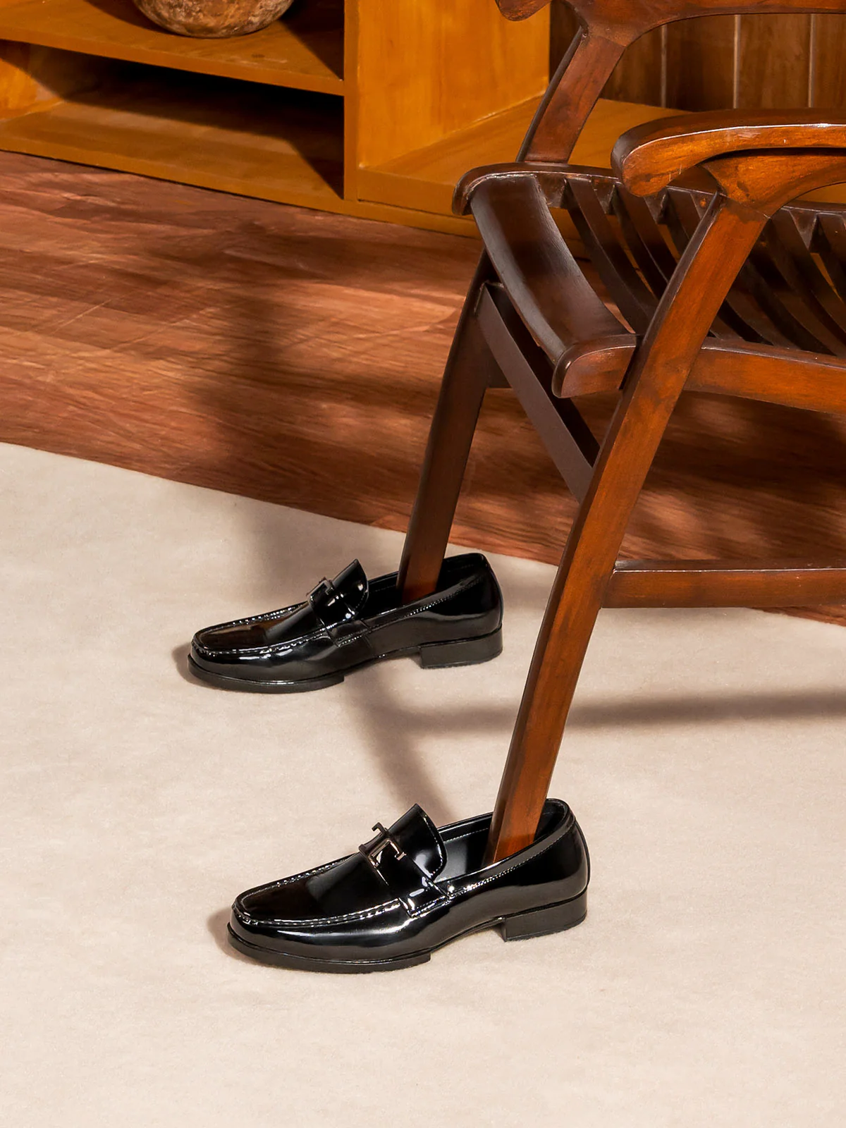Men "JASPER" Suitable Design Leather Formals - Image 6