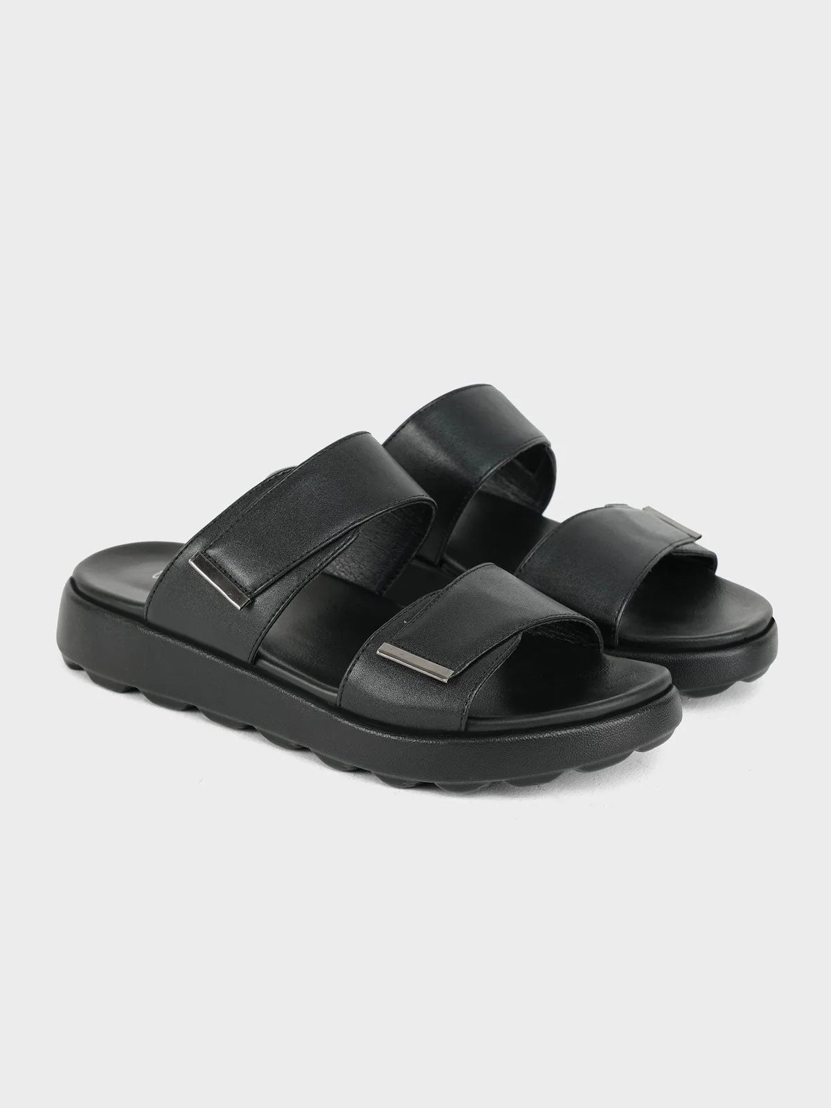 Men "KEANU" Dual Strappy Casual Slippers - Image 2
