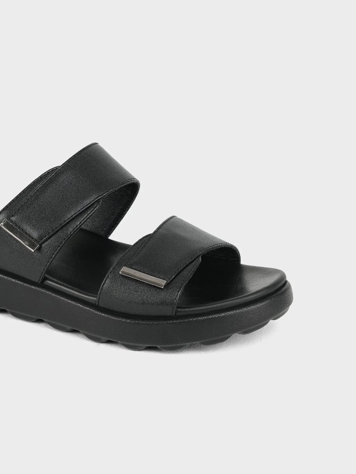Men "KEANU" Dual Strappy Casual Slippers - Image 4