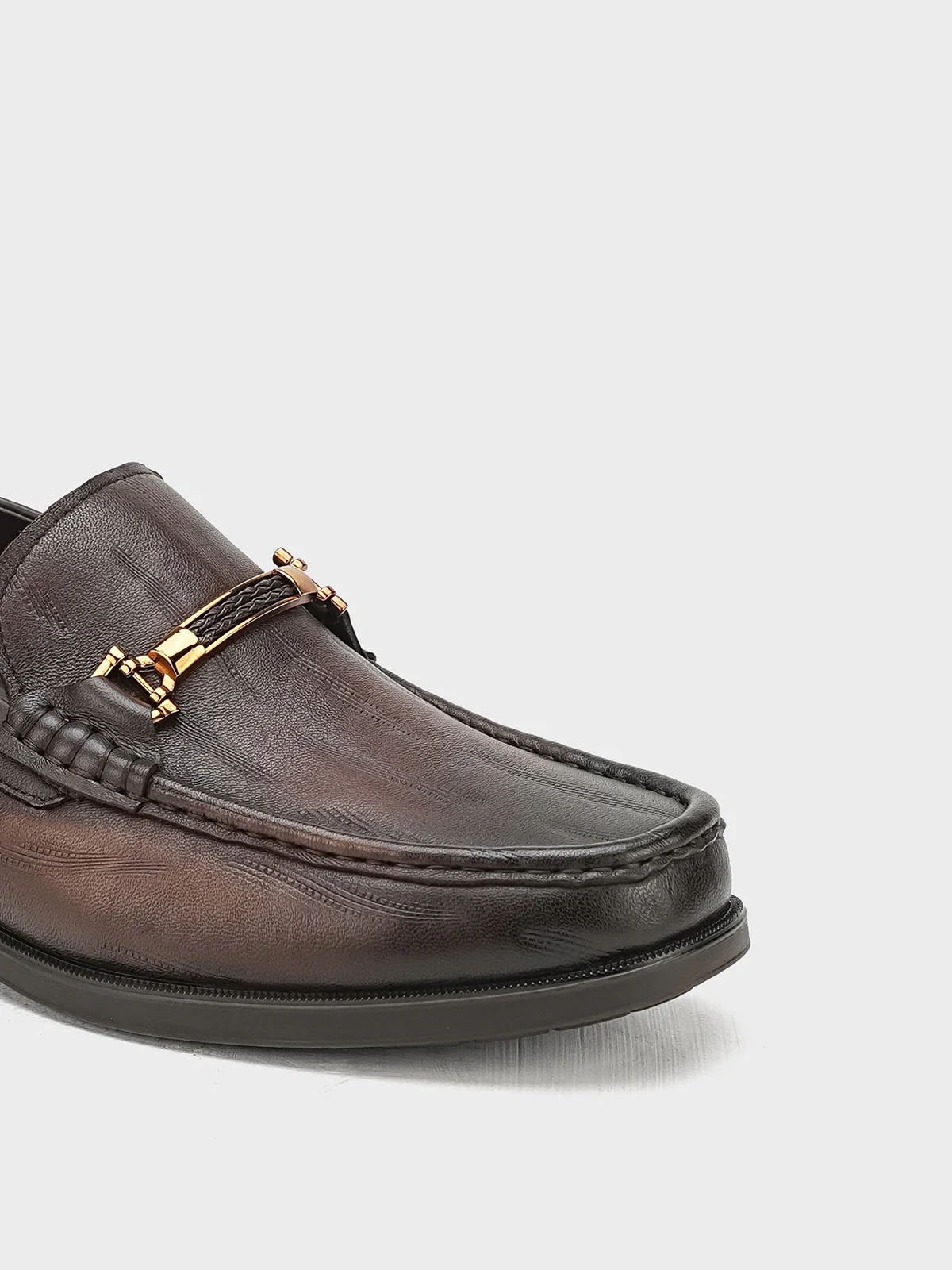 Men "KEITH" Slip On Design Leather Formals - Image 7