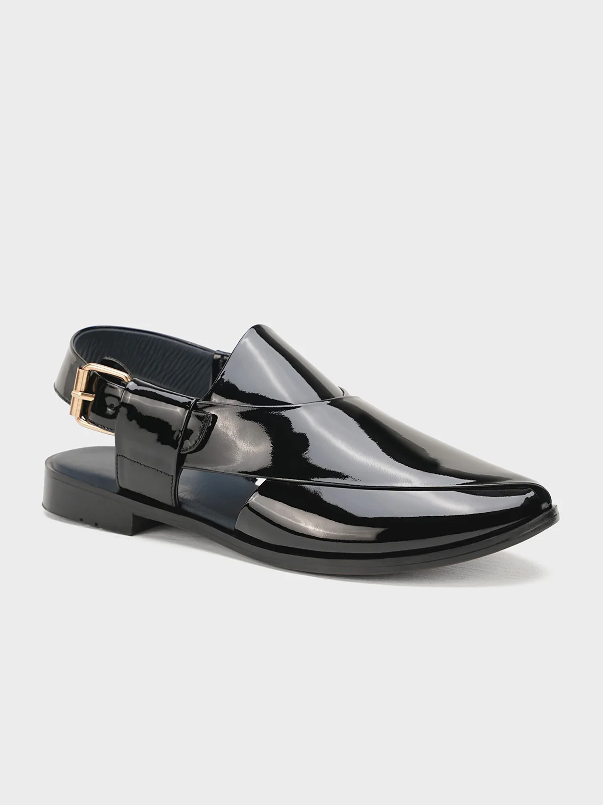 Men "KENDALL" Comfort Peshawari Leather Sandals - Image 2