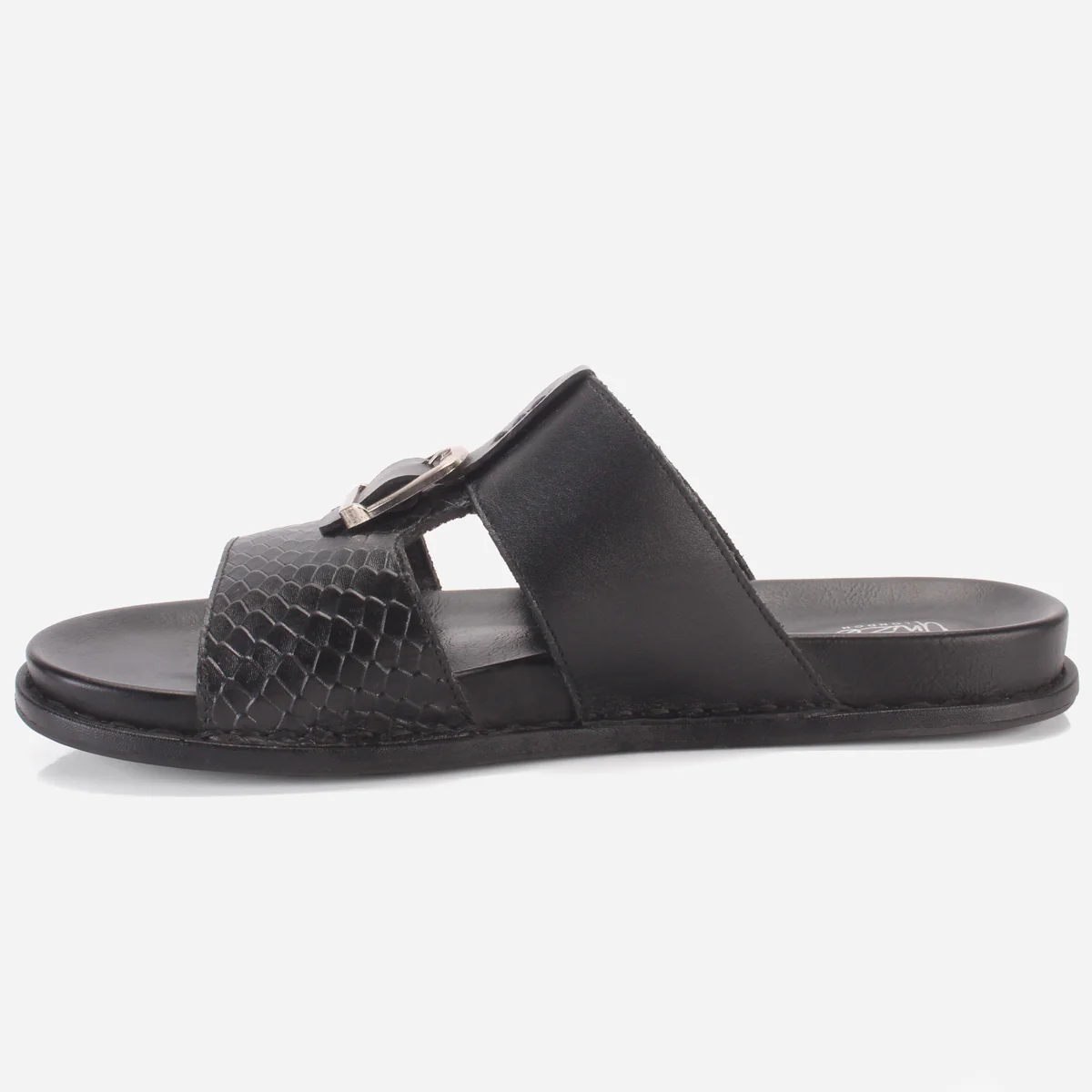 Men "KITZ" Leather Open Toe Summer Slippers - Image 3